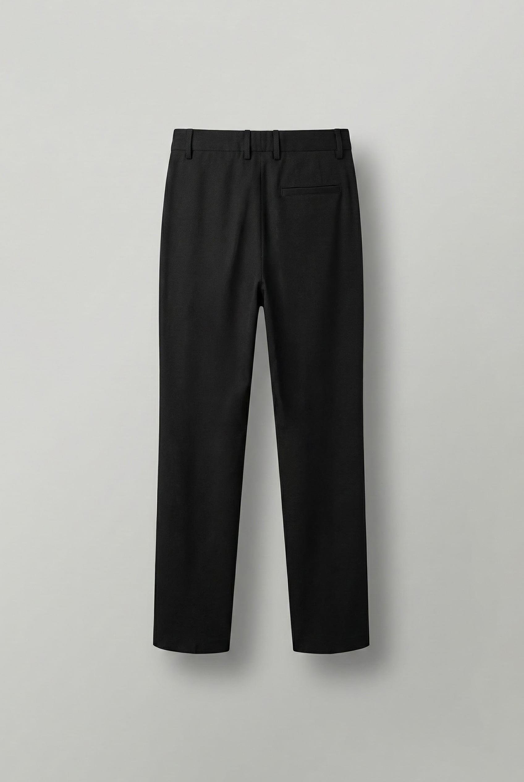 Erkek Baggy Fit Beli Lastikli Pantolon Siyah