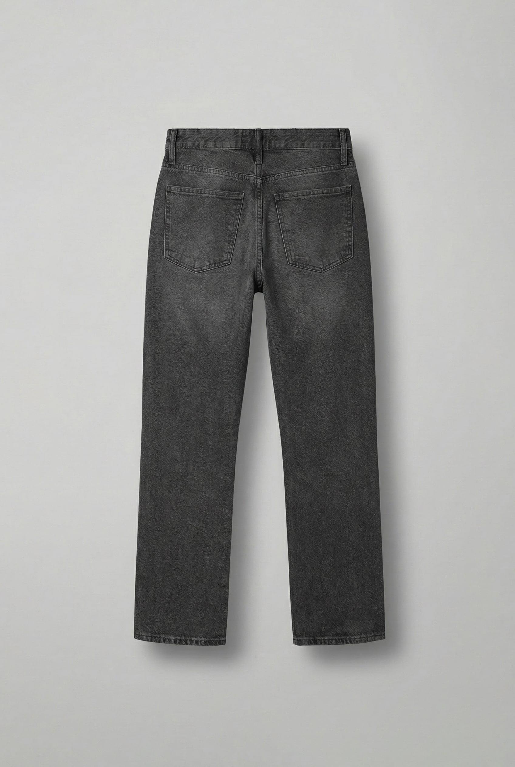 Erkek Baggy Fit Jean Pantolon Siyah