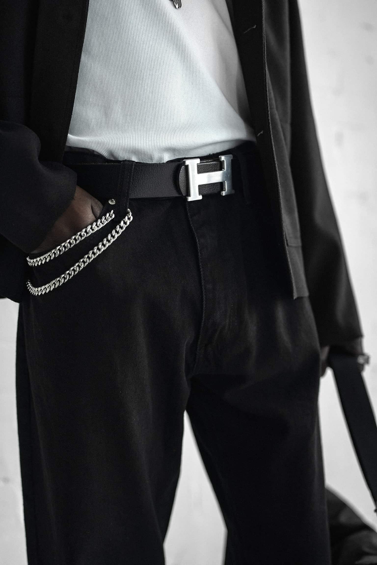 Erkek Baggy Fit Jean Siyah