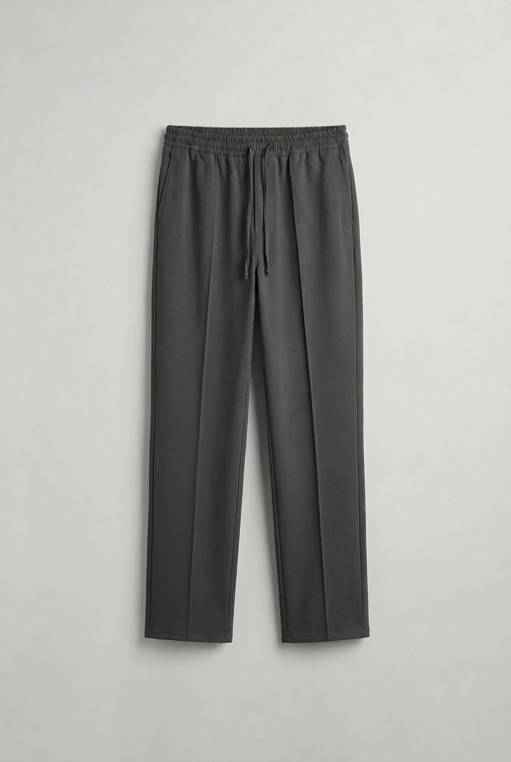 Erkek Beli Lastikli Baggy Pantolon Füme