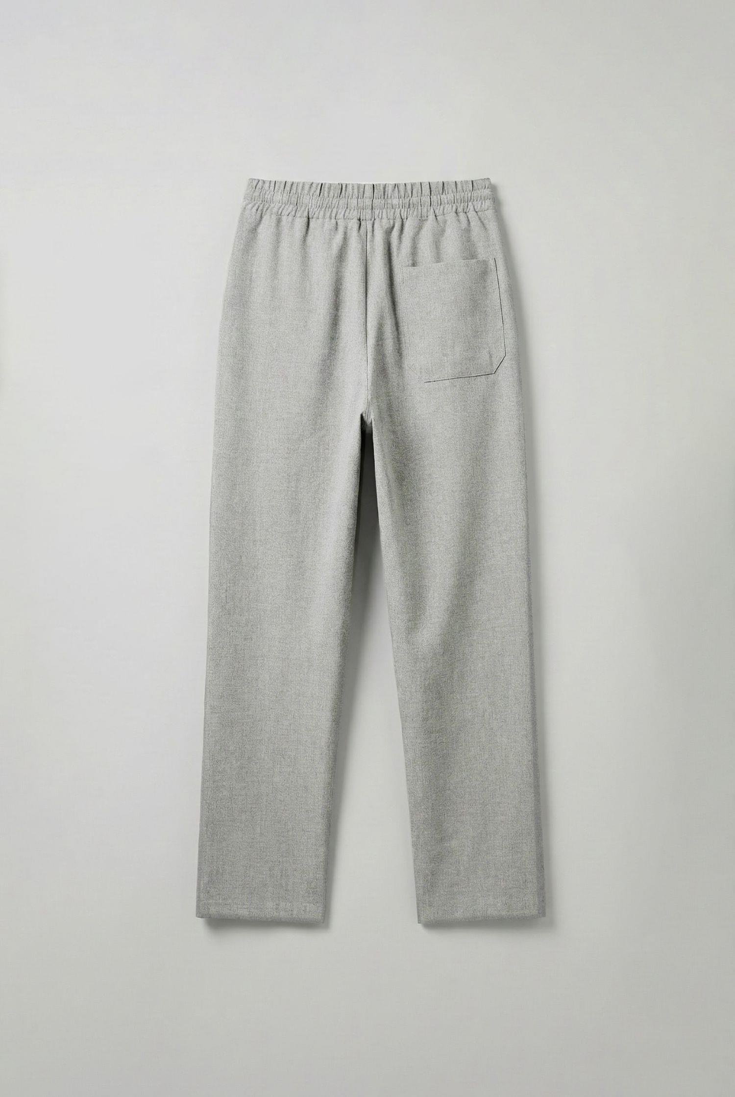 Erkek Beli Lastikli Baggy Pantolon Gri