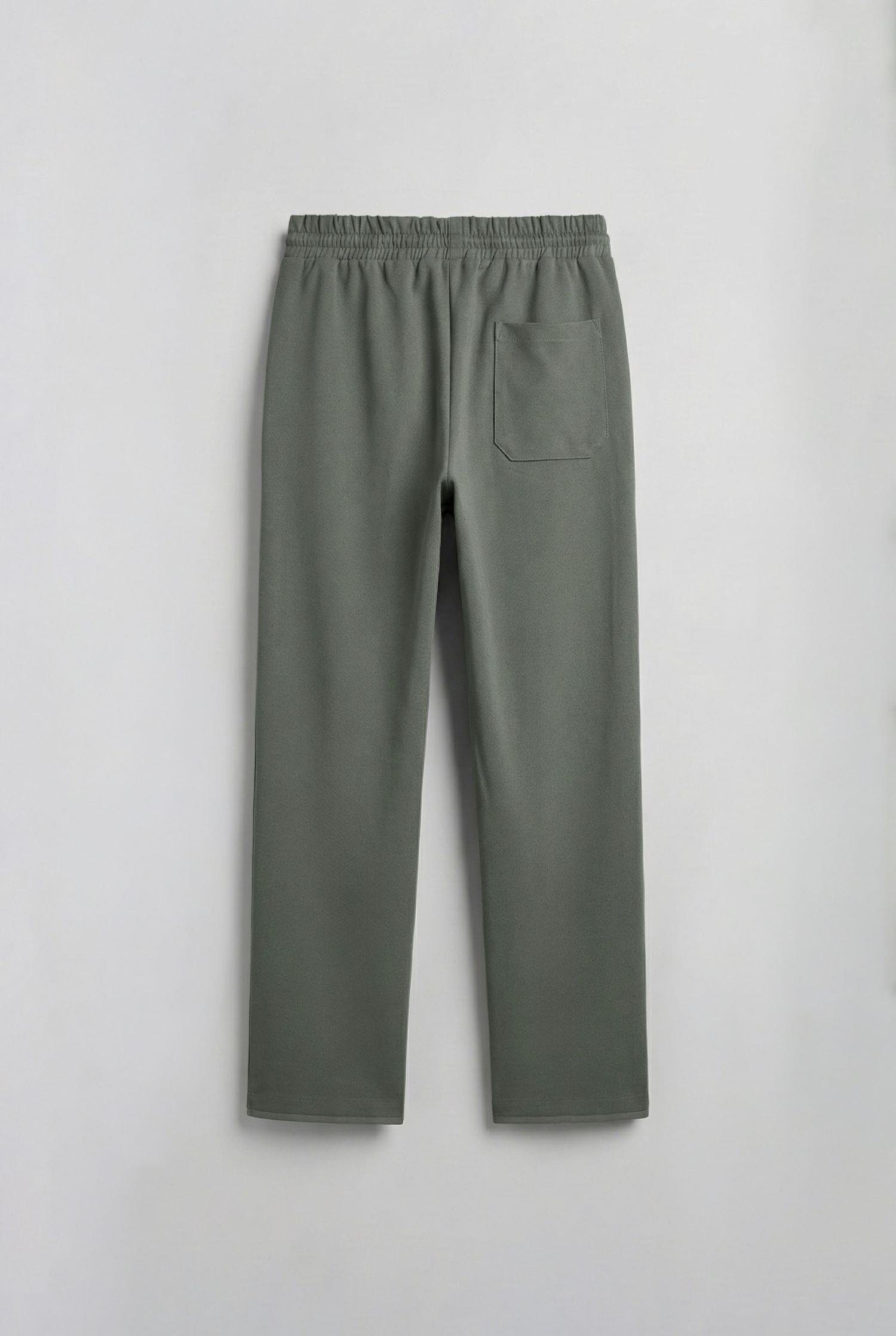 Erkek Beli Lastikli Baggy Pantolon Haki