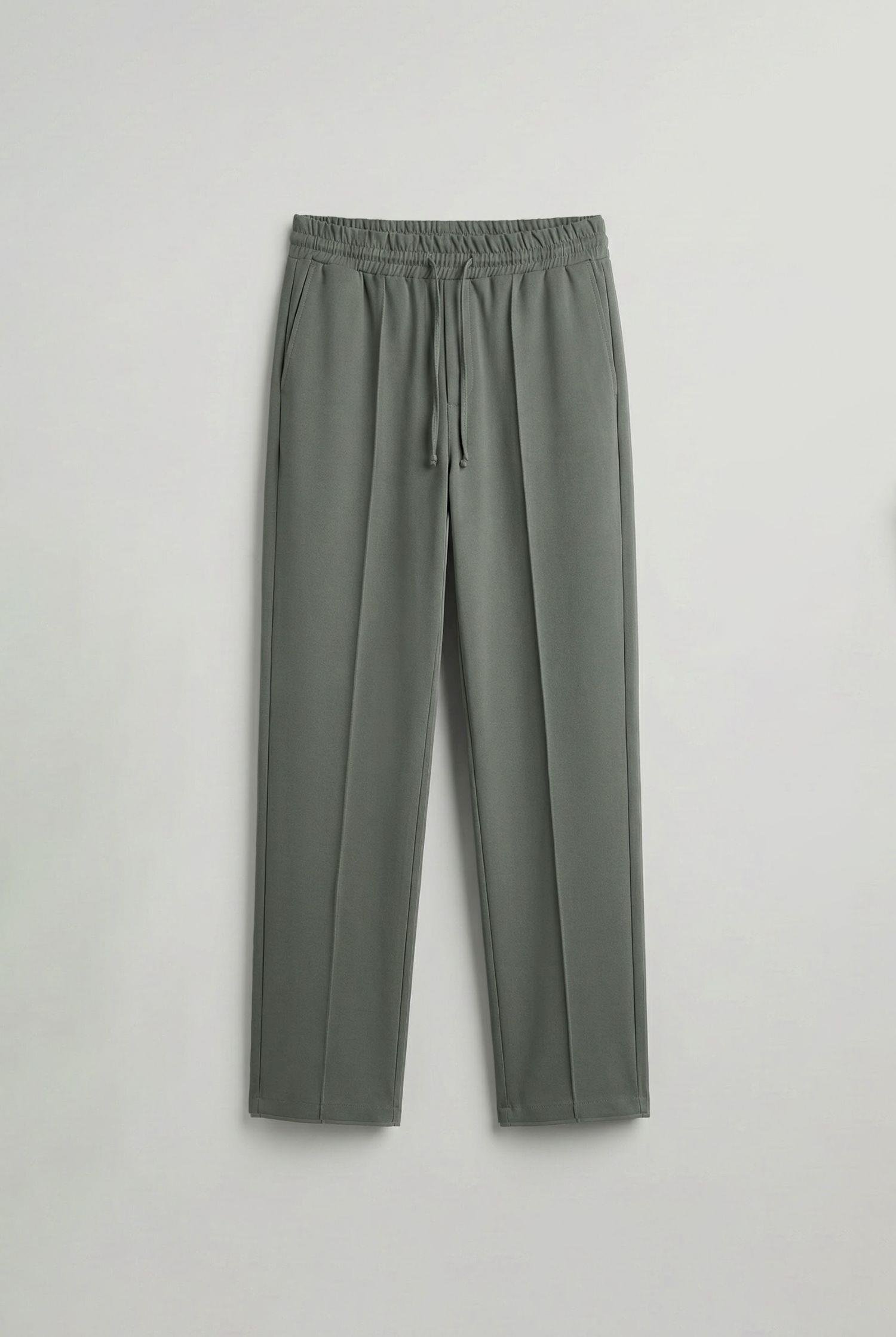 Erkek Beli Lastikli Baggy Pantolon Haki