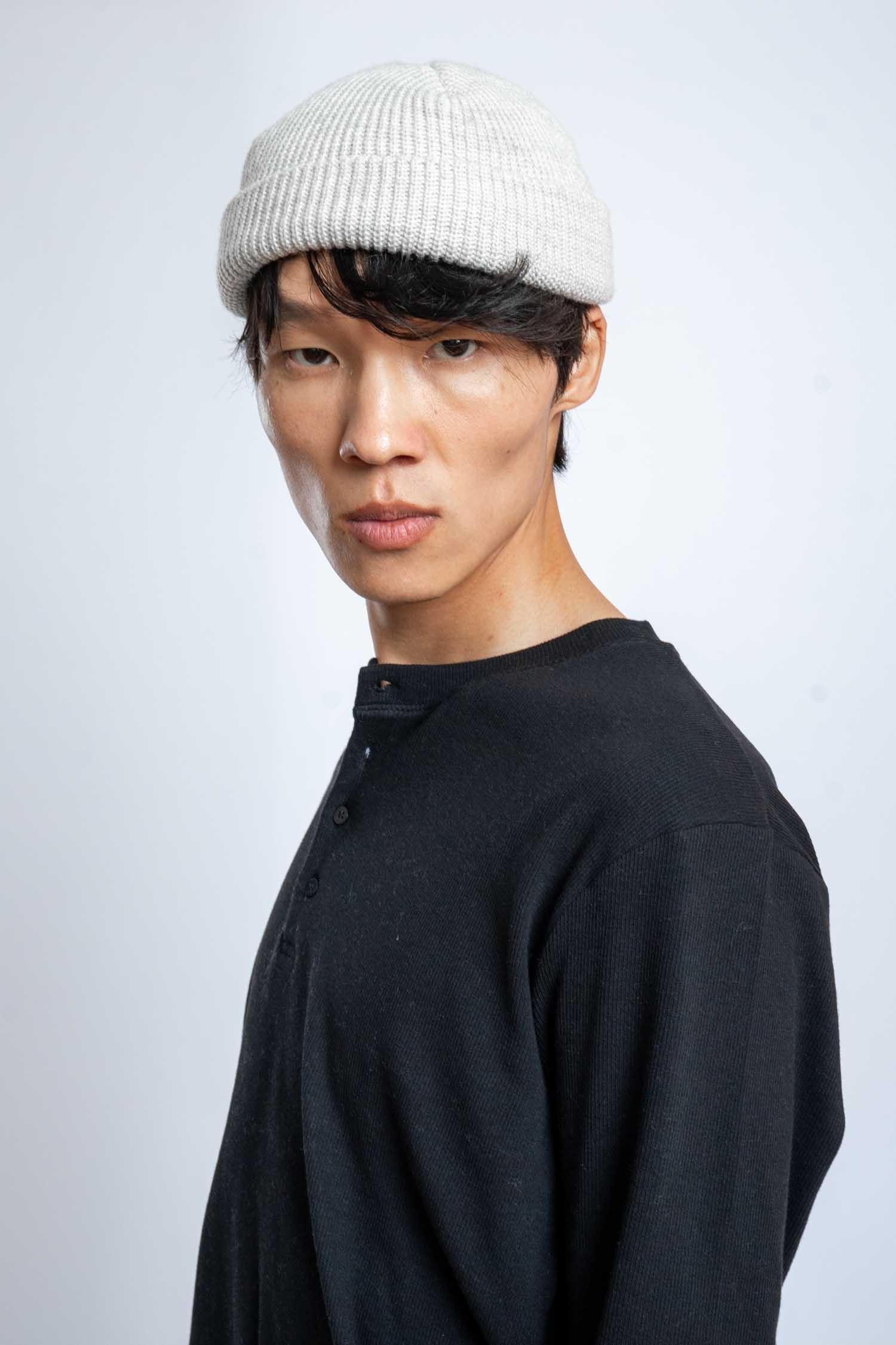 Erkek Oversize Düğmeli Basic Uzun Kollu T-shirt Siyah