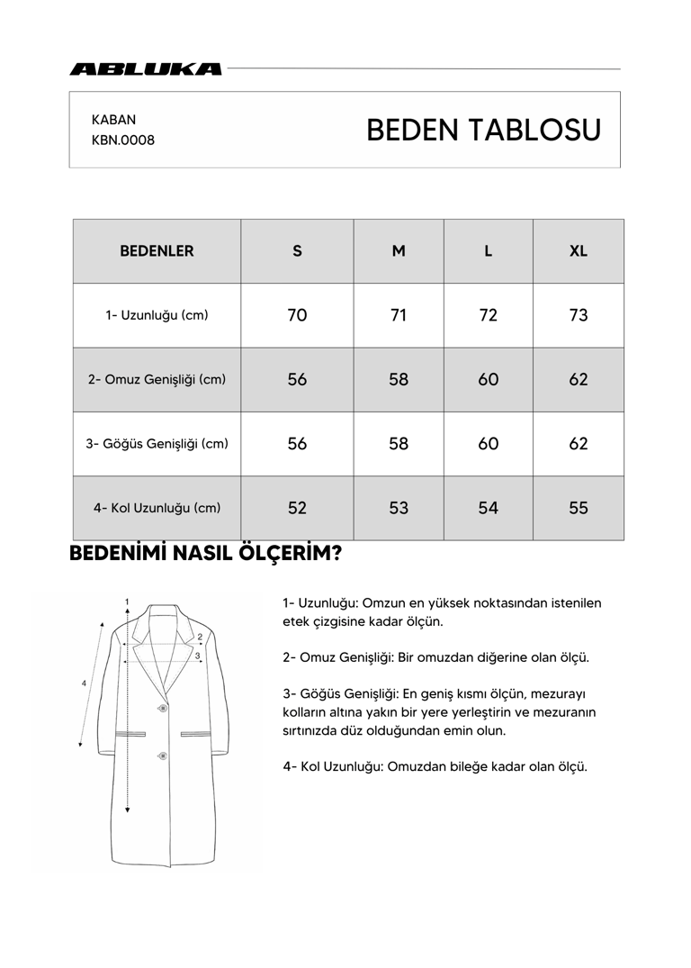 Erkek Oversize Kruvaze Kaban Koyu Kahve