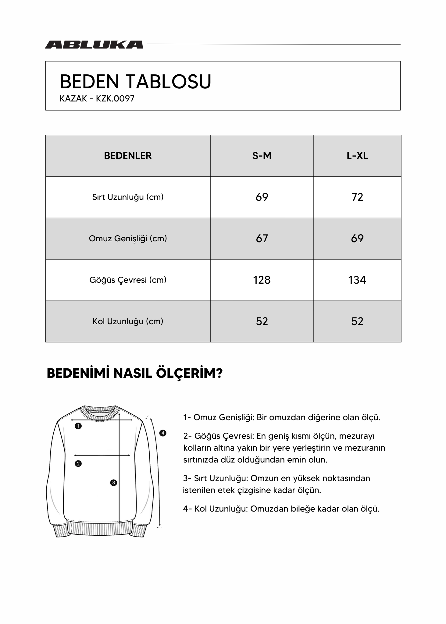 Erkek Oversize Yuvarlak Yaka Kontrast Detaylı Kazak Bej