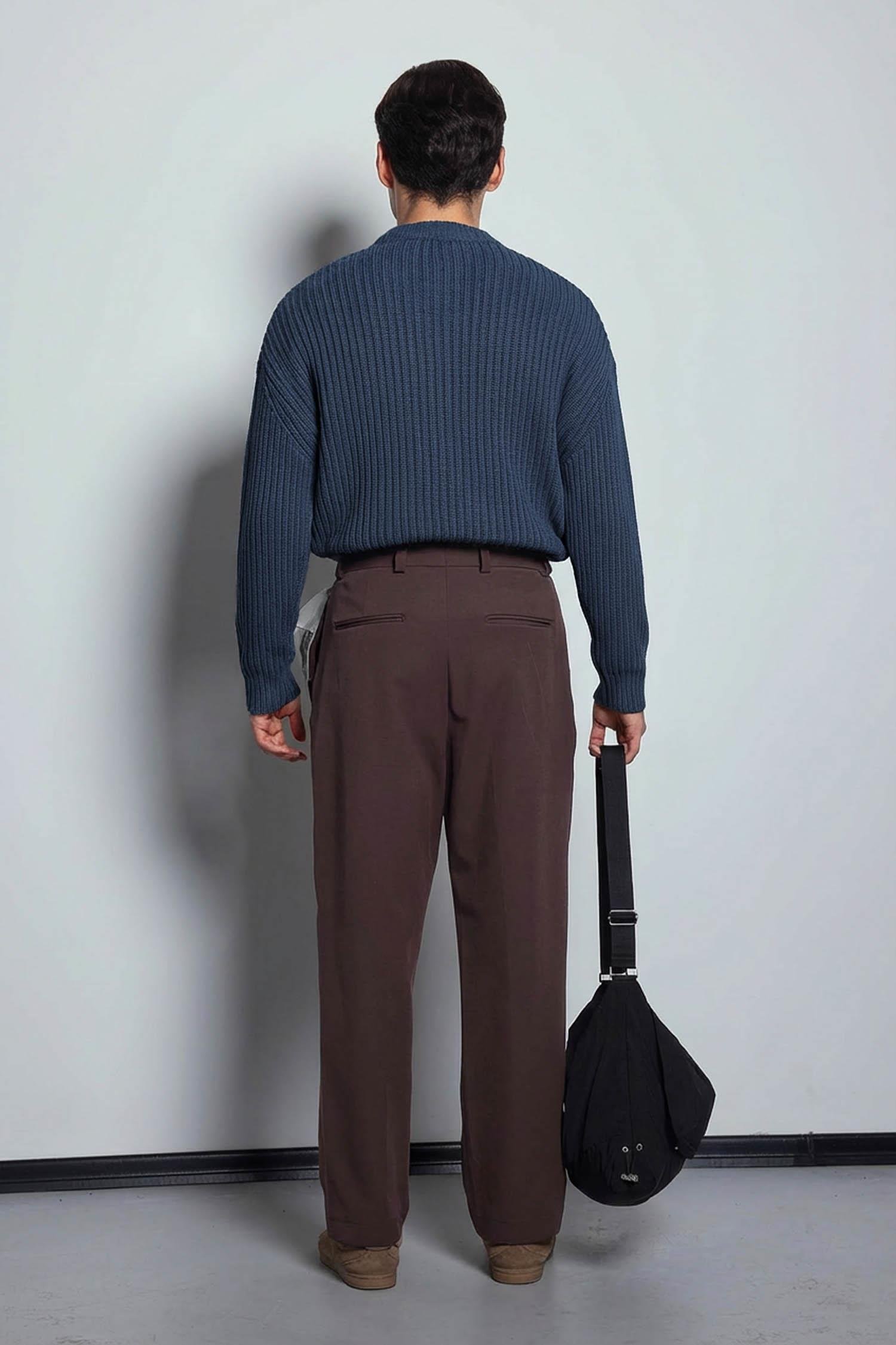 Erkek Regular Fit Kazak Lacivert