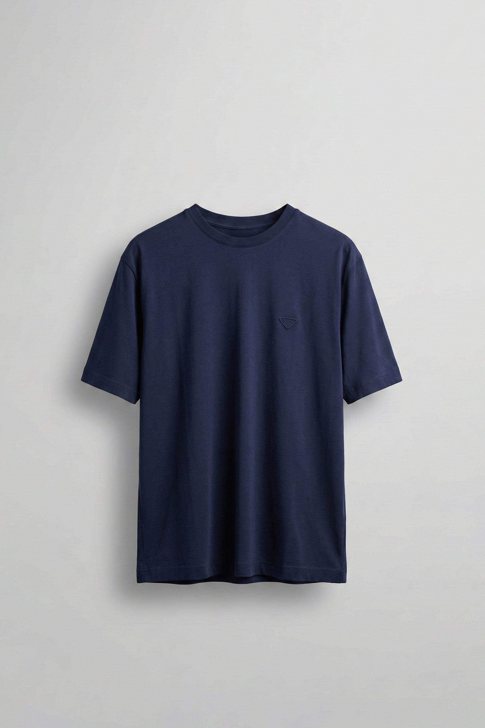 Erkek Relaxed Fit Yumuşak Dokulu Basic T-Shirt Lacivert