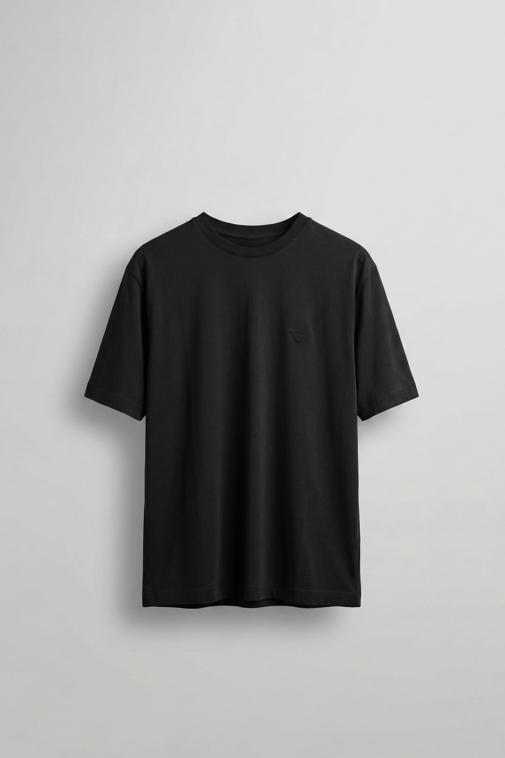 Erkek Relaxed Fit Yumuşak Dokulu Basic T-Shirt Siyah