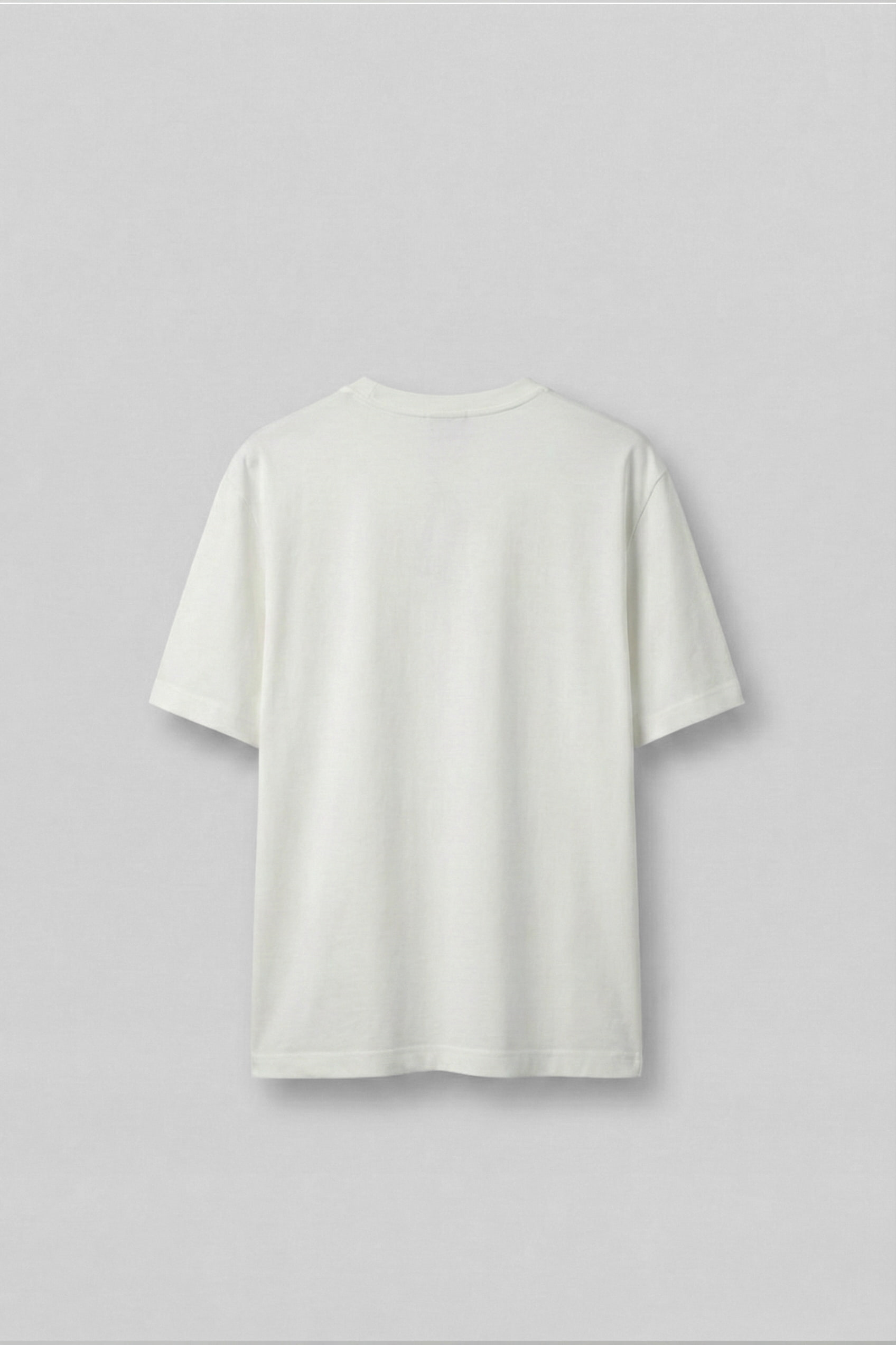 Erkek Relaxed Fit Yumuşak Dokulu Basic T-Shirt Ekru