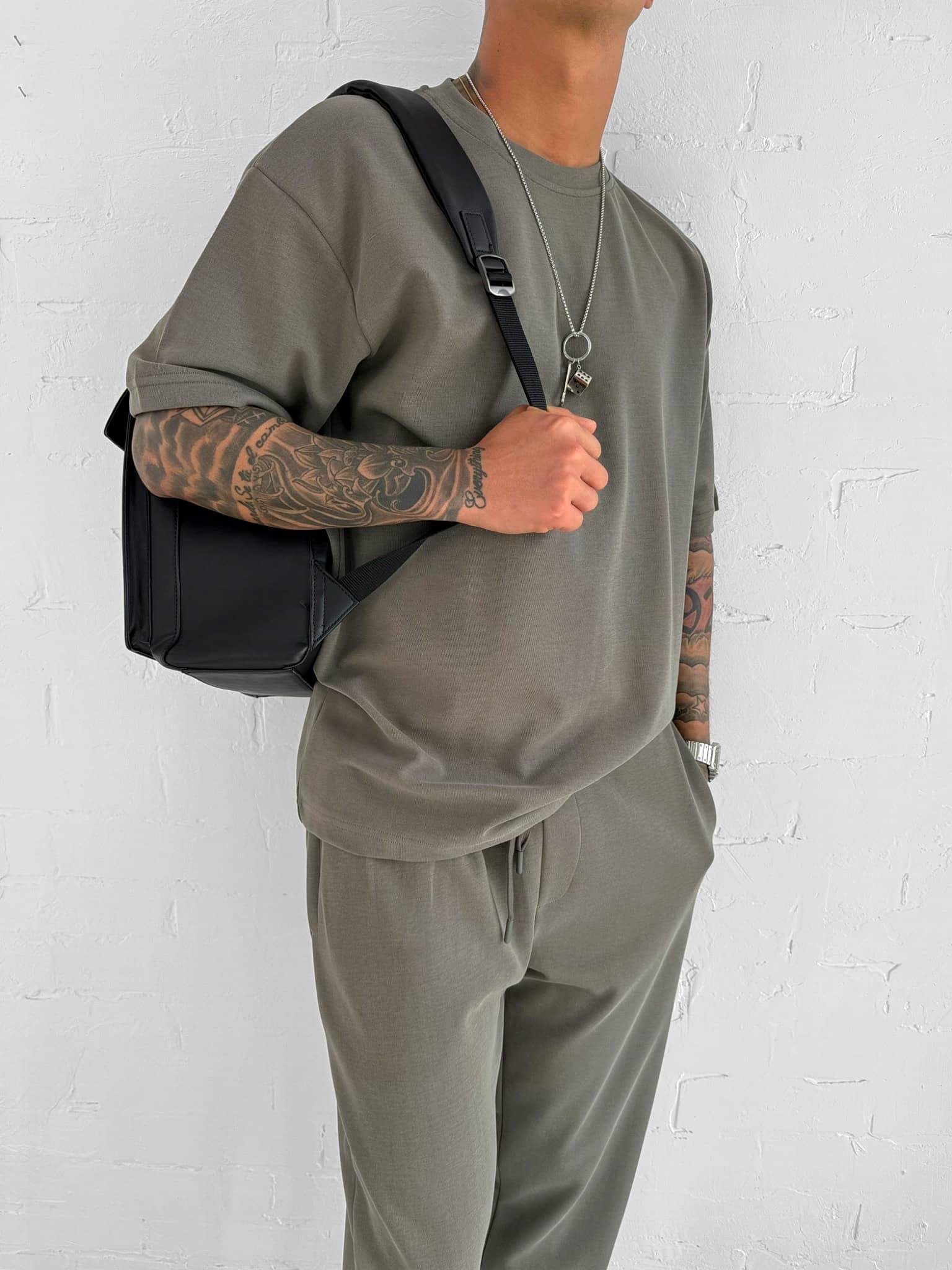 Erkek Slim Fit Beli Lastikli Rahat Eşofman Yeşil