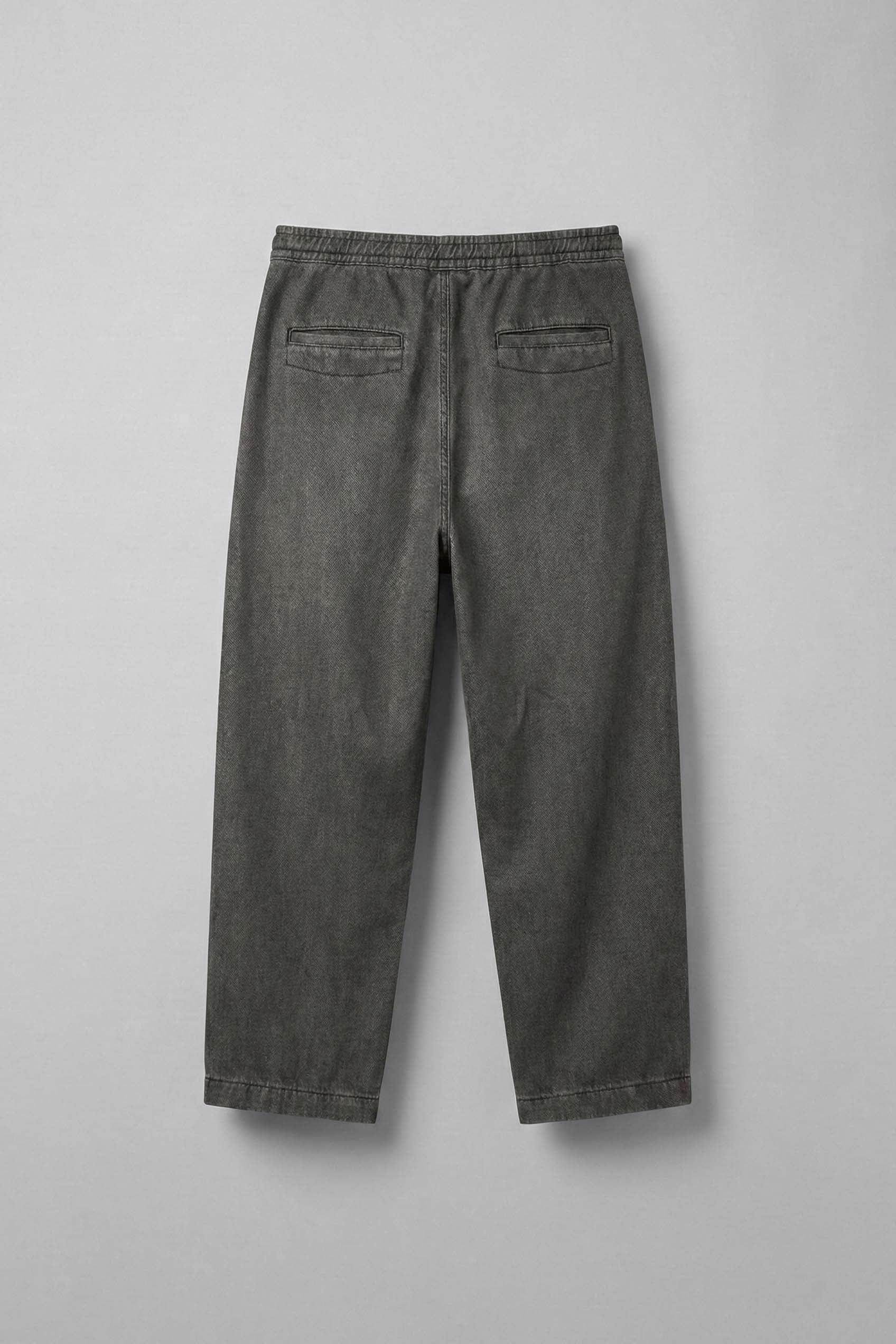 Erkek Süper Baggy Vintage Jogger Pantolon Füme
