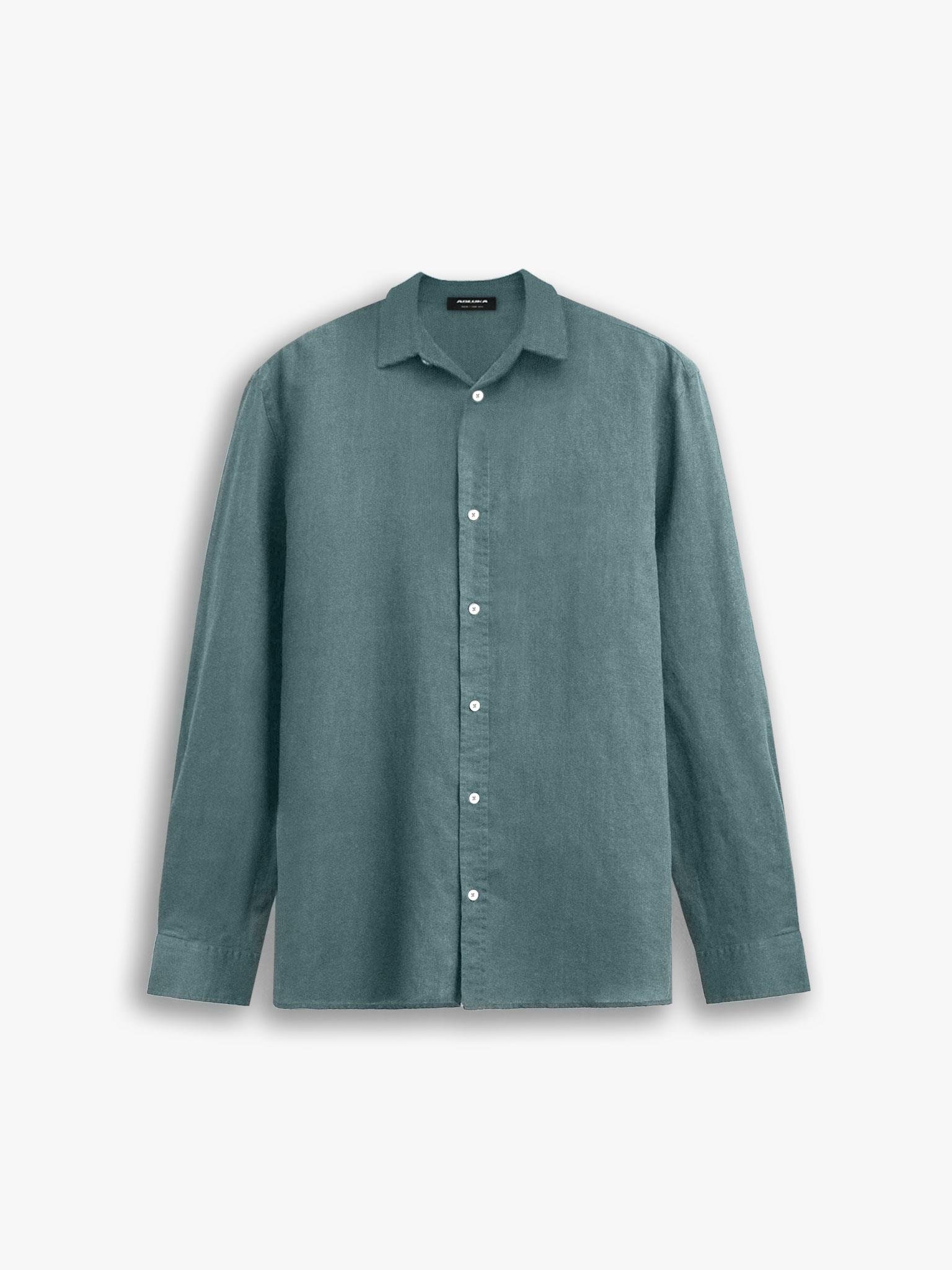 Oversize Basic Rahat Gömlek Mint