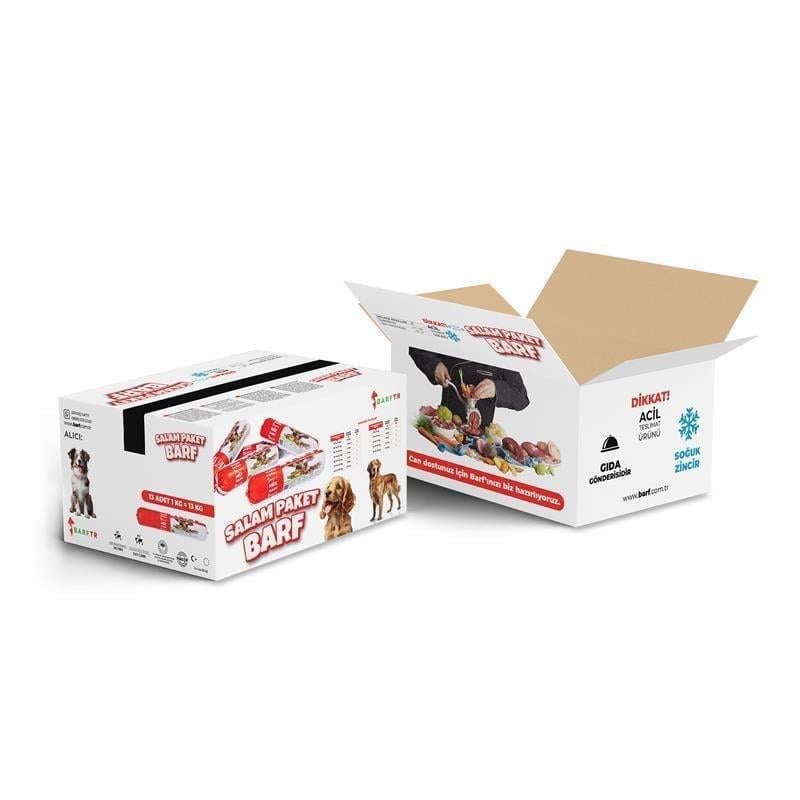 Mix Barf 13 kg Salam Paket Köpek Maması