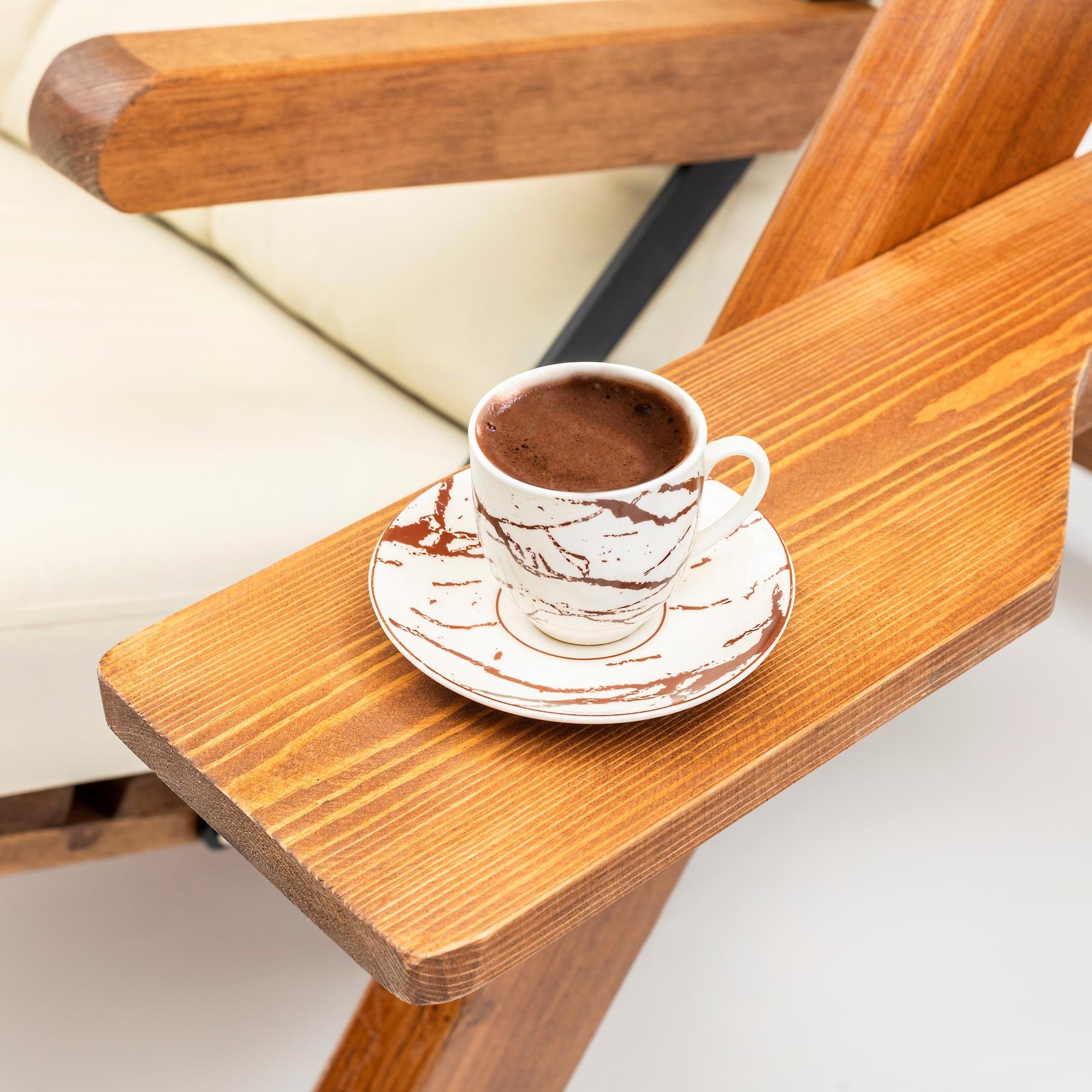 Aşiyan Tek Kişilik Ahşap Salıncak Dış Mekan Bahçe Balkon Ve Teras Salıncağı
