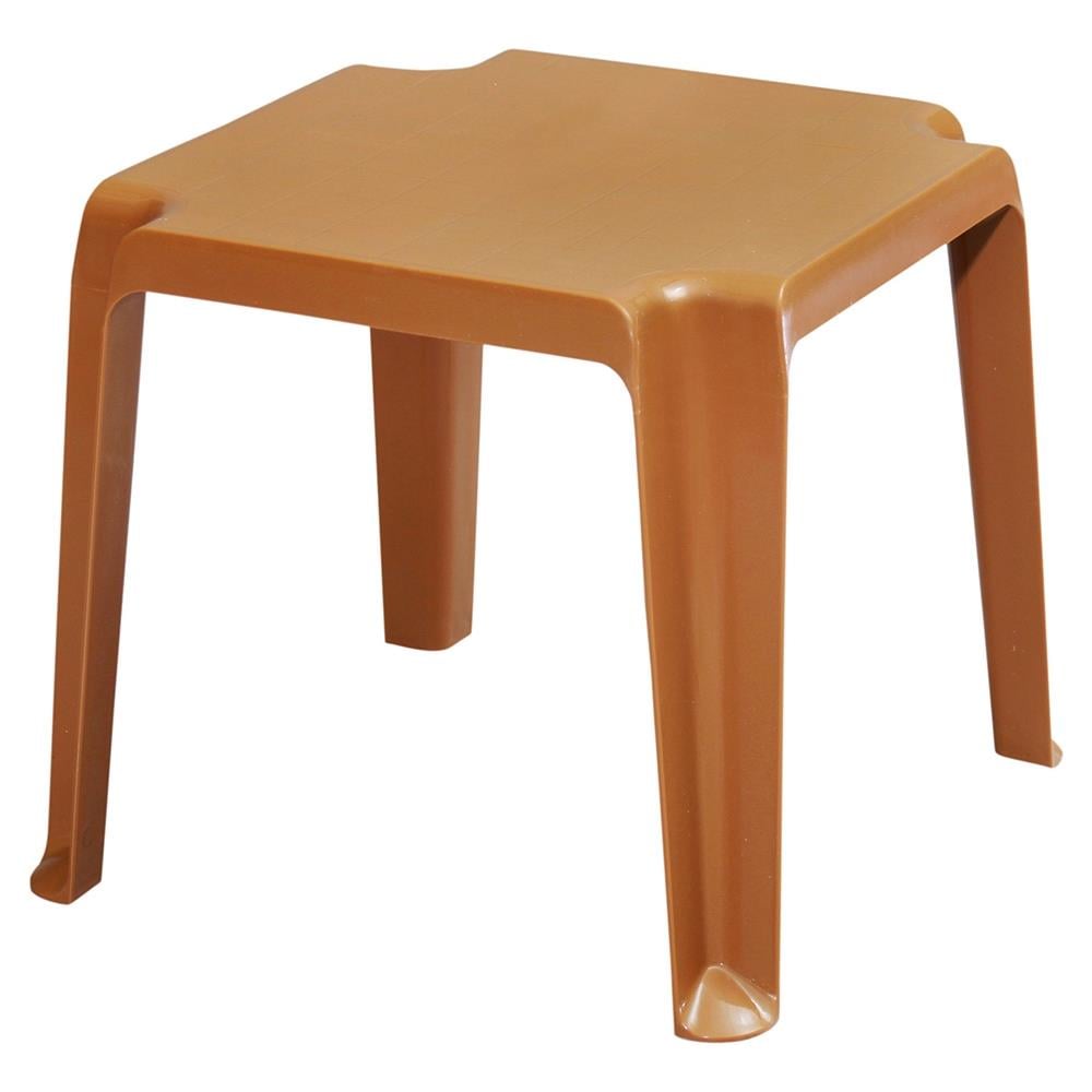 Bahçeme Helene 43x43 Plastik Sehpa - Kare Bahçe Balkon Sehpası (Prima Cavaletto GF403)