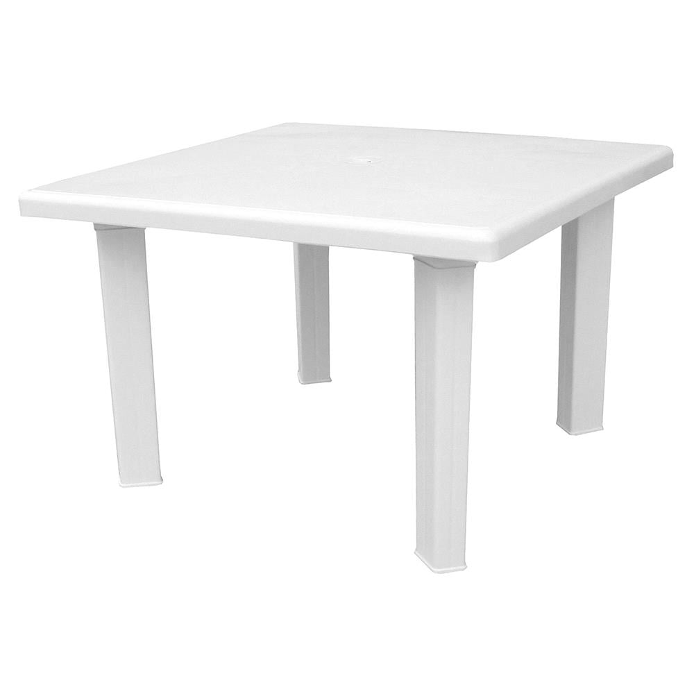 Bahçeme Janus 80x80 Plastik Masa & Sehpa - Kare Bahçe Balkon Masası (Prima Amico GF211)