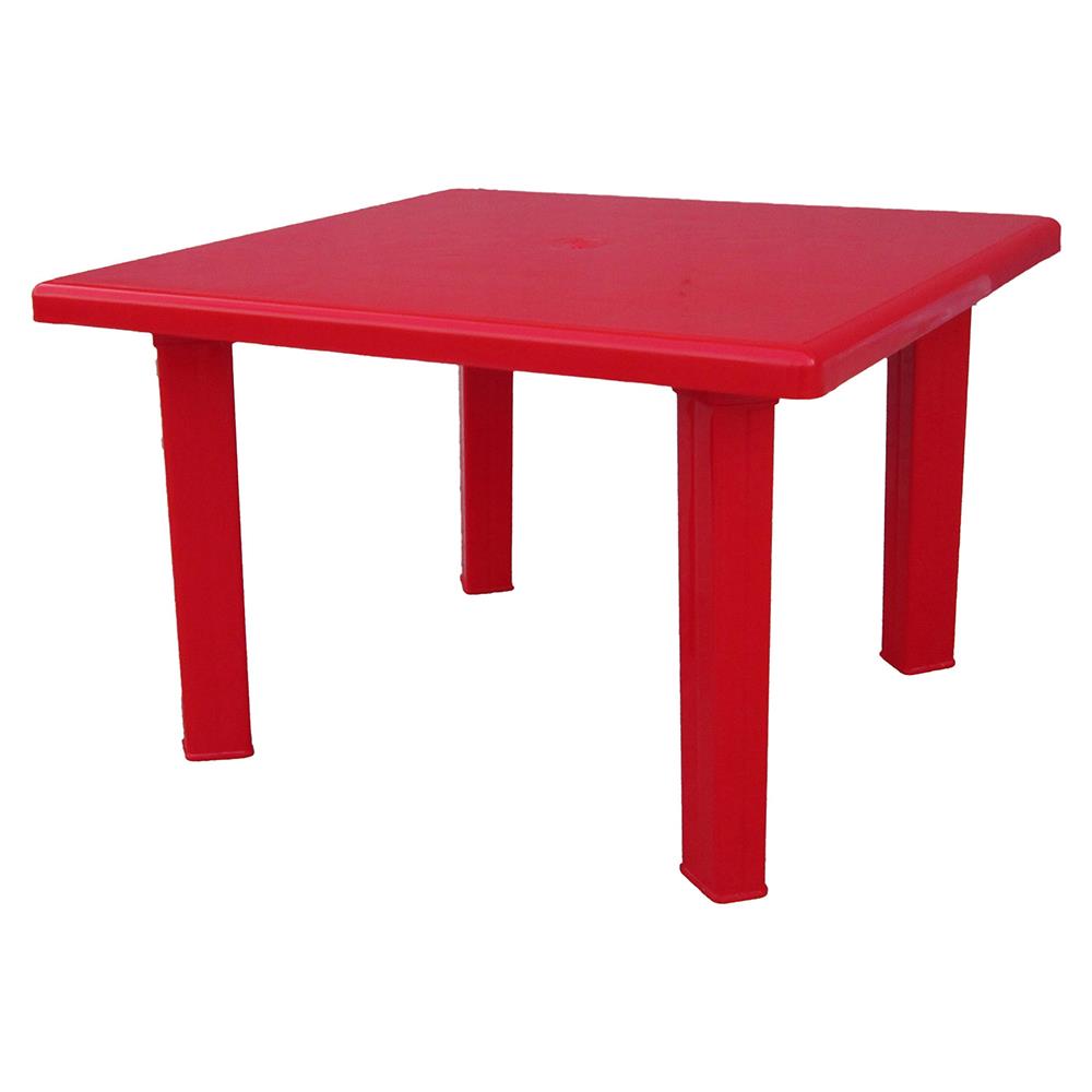 Bahçeme Janus 80x80 Plastik Masa & Sehpa - Kare Bahçe Balkon Masası (Prima Amico GF211)