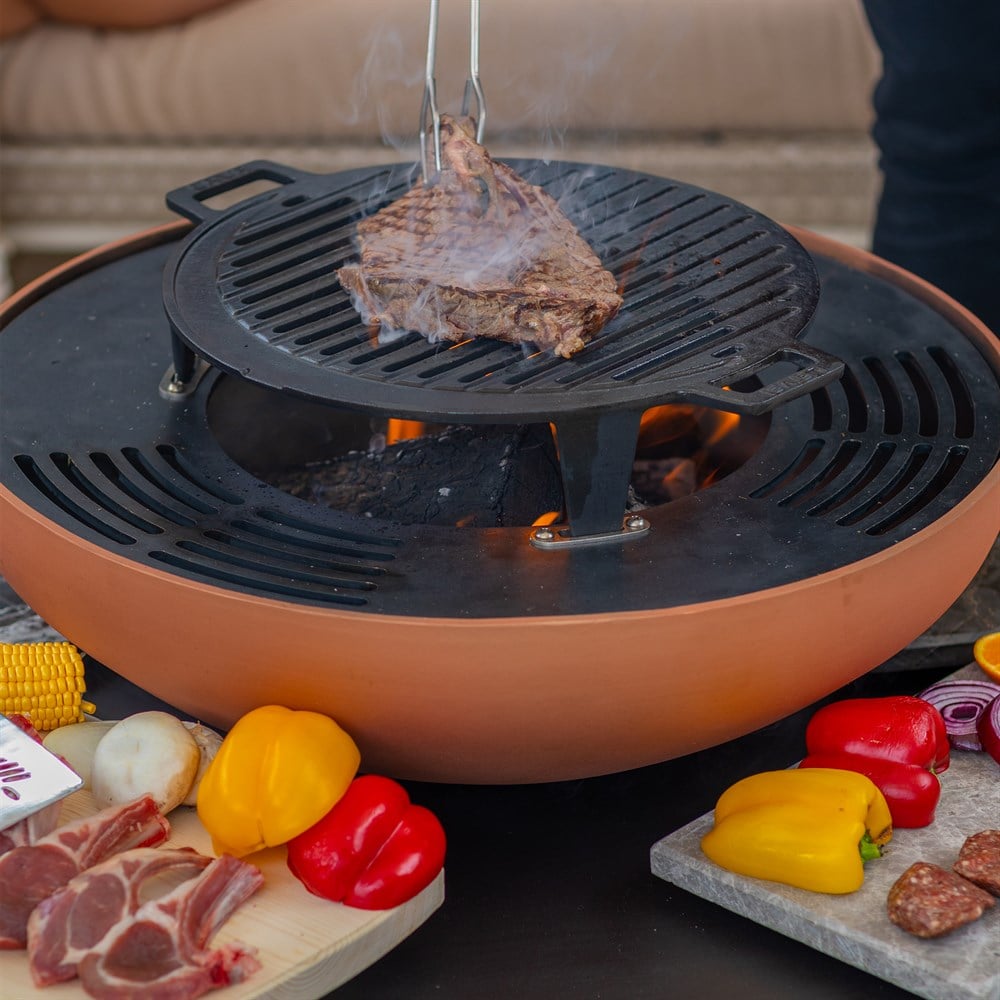 Barbeccu Sofra Orta Izgaralı Barbekü Mangal