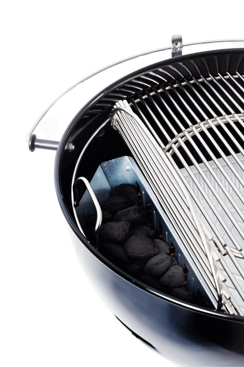 Bürme Partner 55.00 Black Masalı Profesyonel Kömürlü Barbekü - Yuvarlak Tasarım