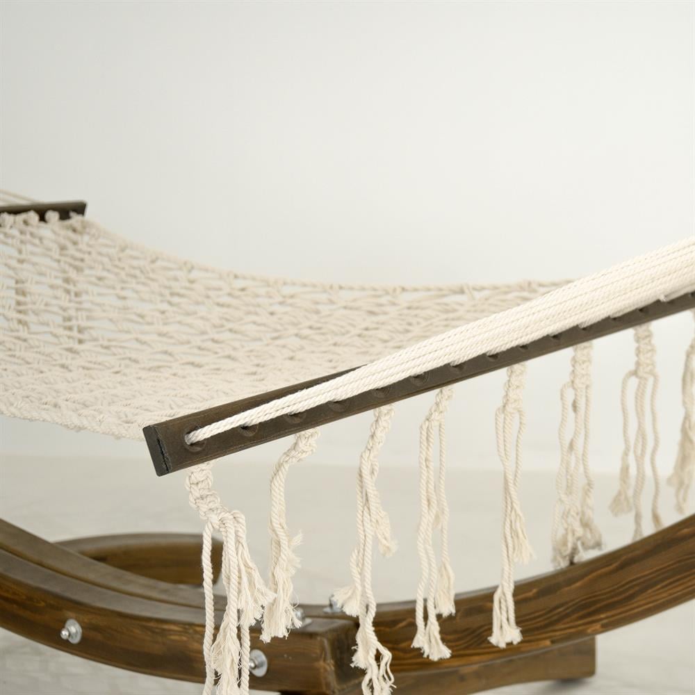İris Ahşap Gondol Hamak - Güçlü İskelet Yapısı 
