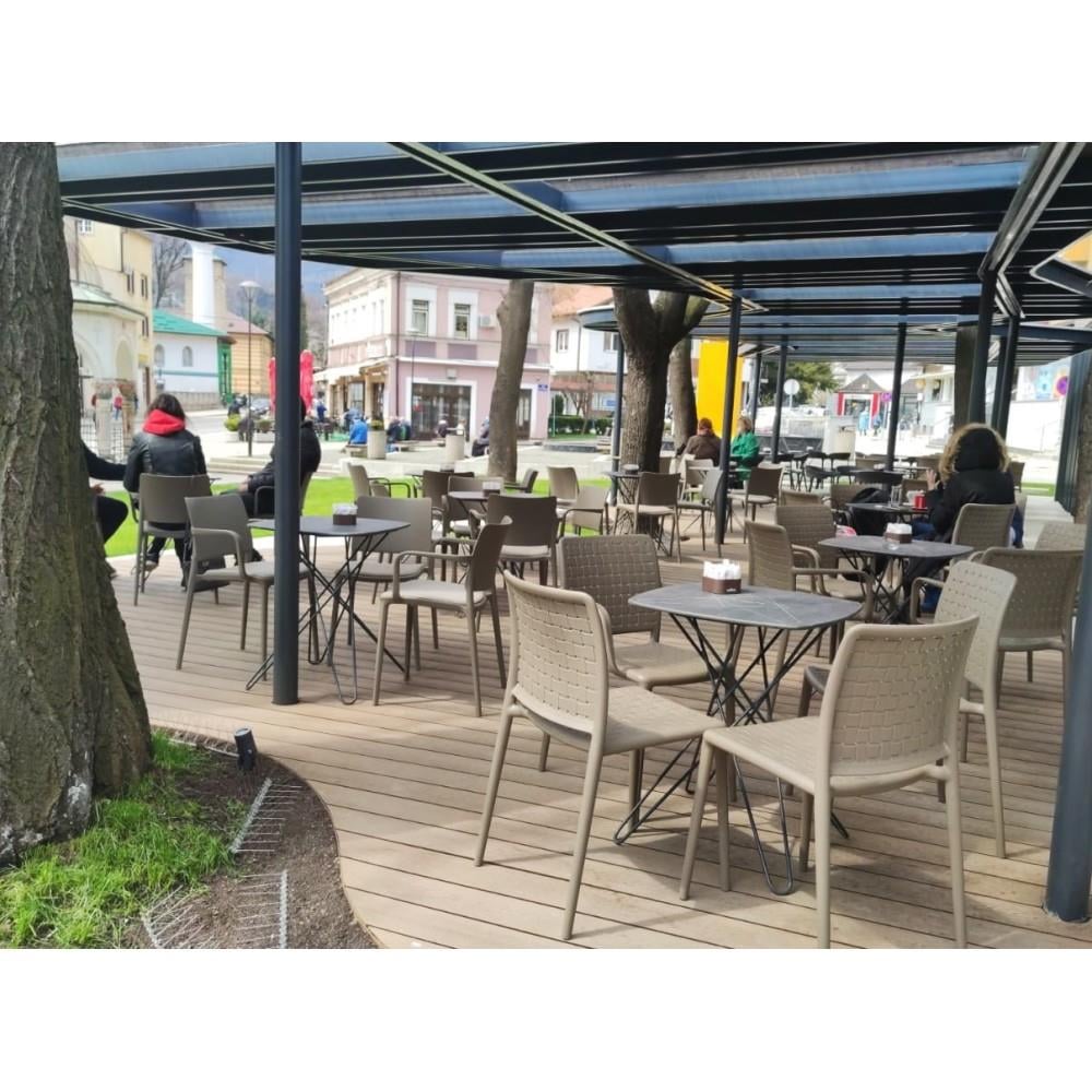 Papatya Fame- S Plastik Sandalye Bahçe, Mutfak, Balkon Sandalyesi
