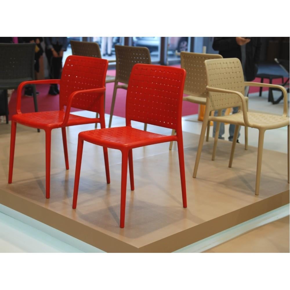 Papatya Fame- S Plastik Sandalye Bahçe, Mutfak, Balkon Sandalyesi
