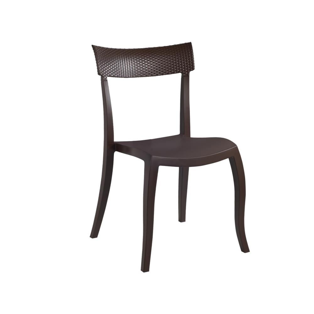 Papatya Hera- SP Rattan Plastik Sandalye Bahçe, Mutfak, Balkon Sandalyesi