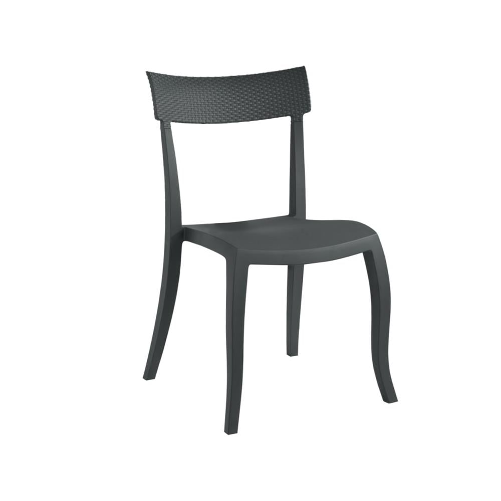 Papatya Hera- SP Rattan Plastik Sandalye Bahçe, Mutfak, Balkon Sandalyesi