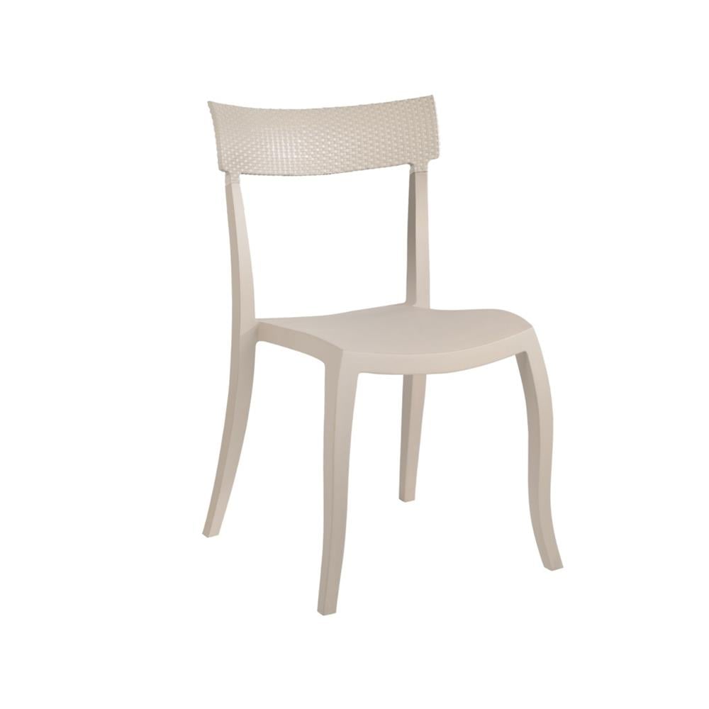 Papatya Hera- SP Rattan Plastik Sandalye Bahçe, Mutfak, Balkon Sandalyesi