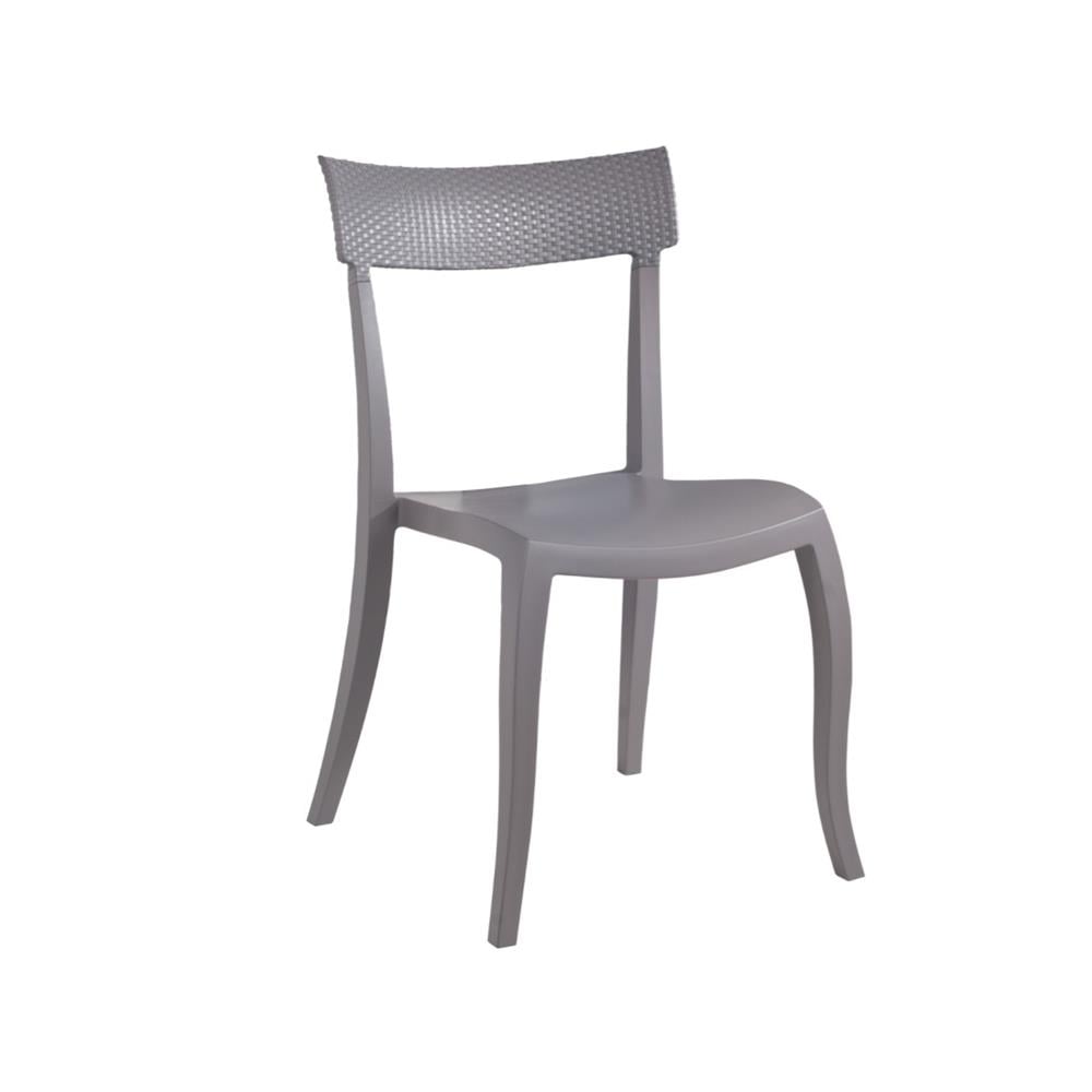 Papatya Hera- SP Rattan Plastik Sandalye Bahçe, Mutfak, Balkon Sandalyesi