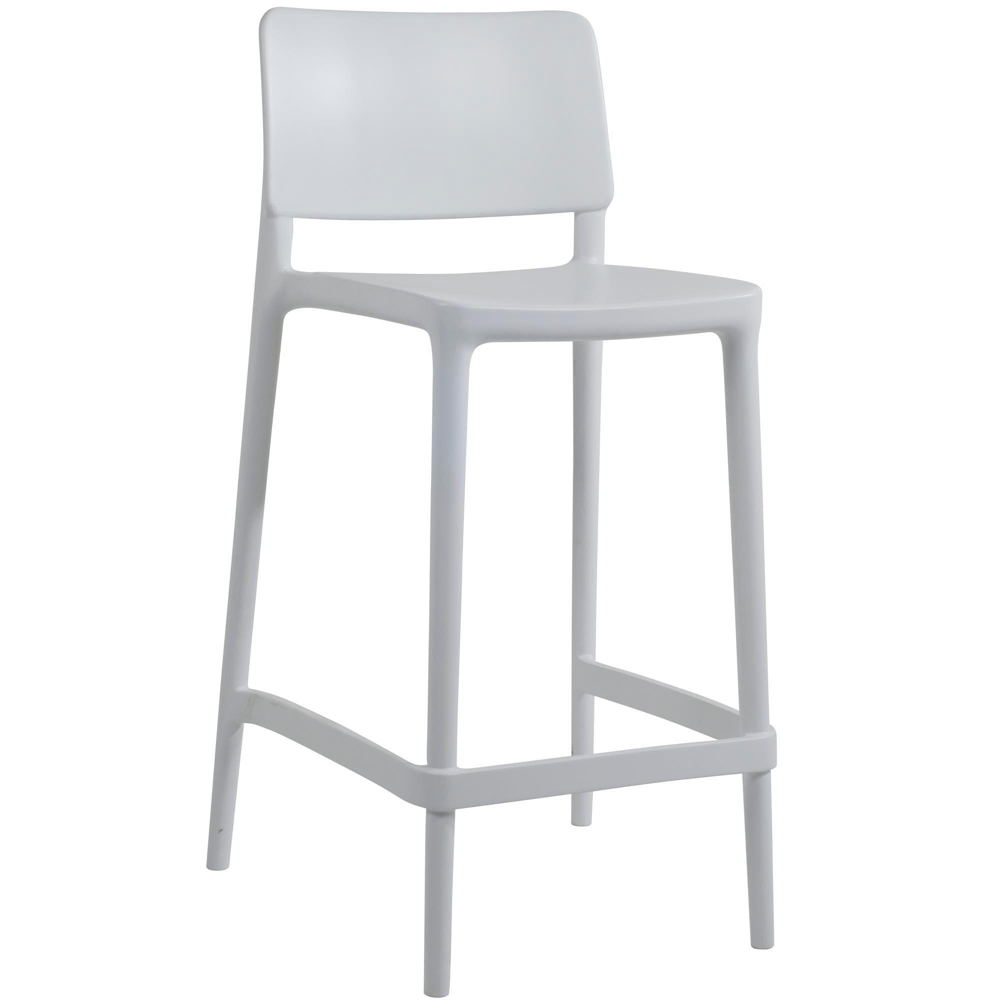 Papatya Joy-S Bar 65 cm Beyaz Plastik Bar Sandalyesi