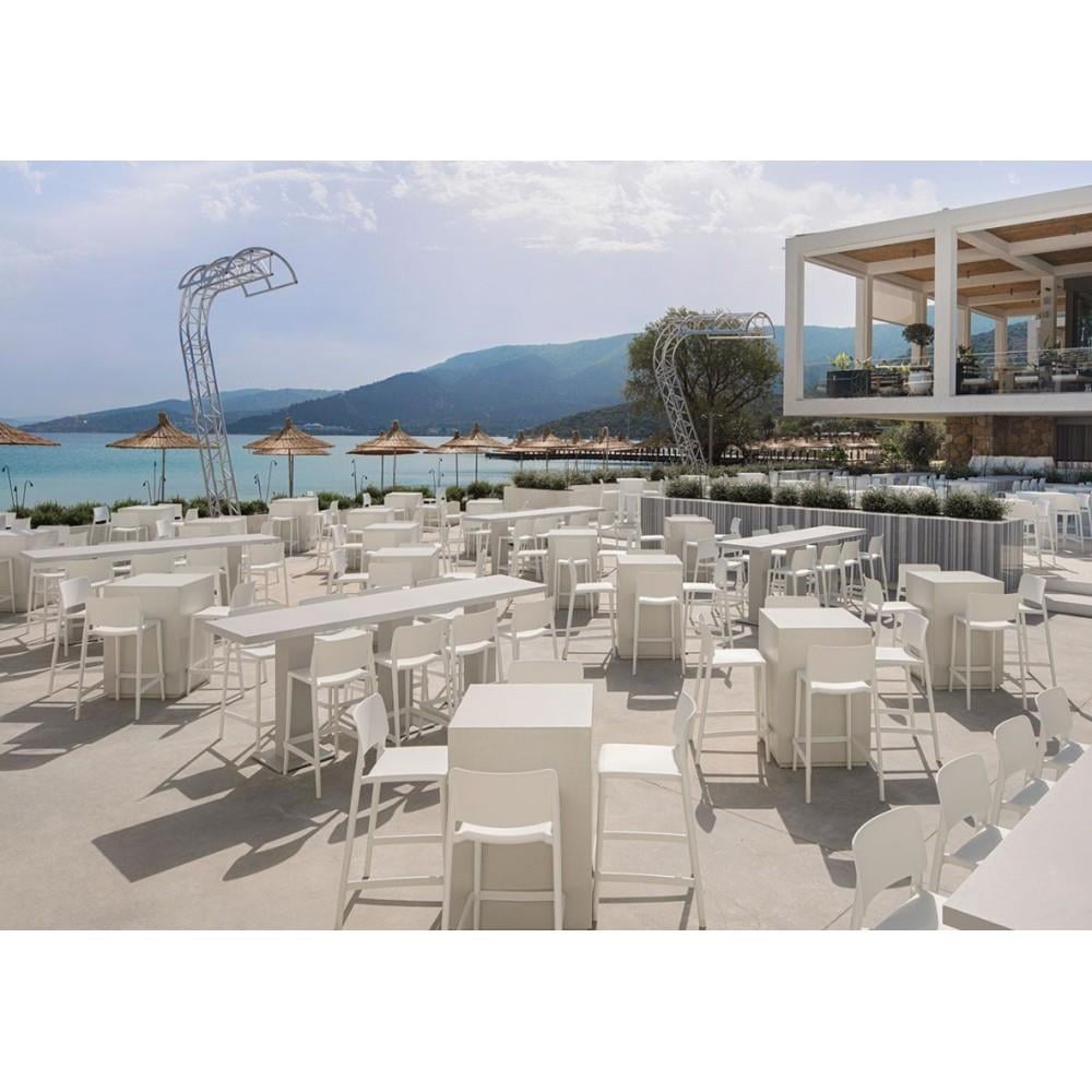 Papatya Joy-S Bar 75 cm Plastik Bar Sandalyesi