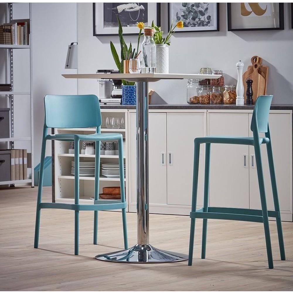 Papatya Joy-S Bar 75 cm Plastik Bar Sandalyesi
