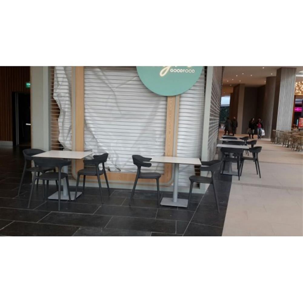 Papatya Luna Stripe Plastik Sandalye Bahçe, Mutfak, Balkon Sandalyesi