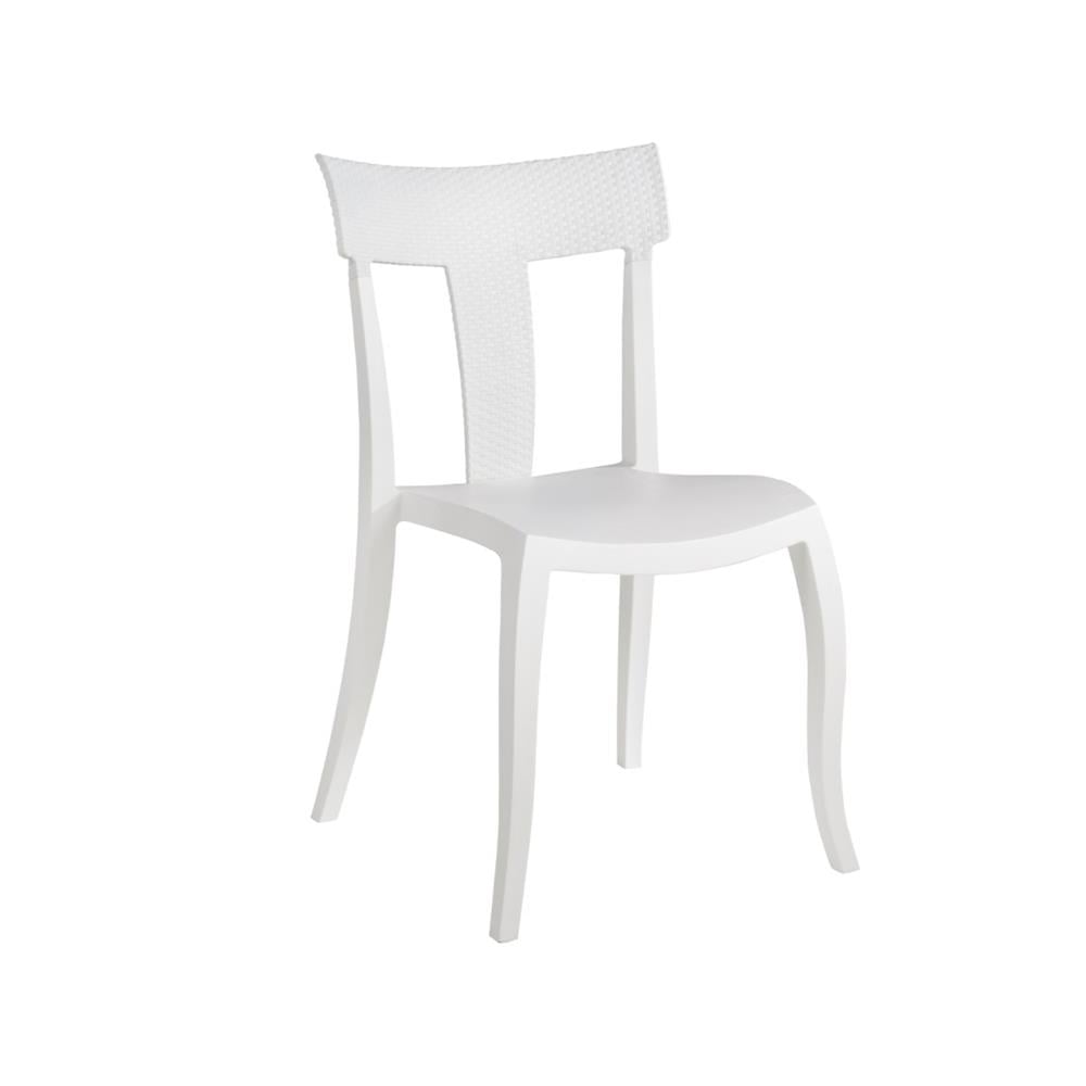 Papatya Toro - S Rattan Plastik Sandalye Bahçe, Mutfak, Balkon Sandalyesi