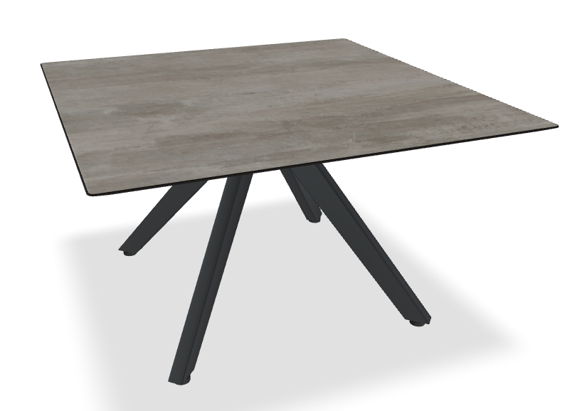 Papatya Tower Sehpa - Compact Tabla & Metal Ayak