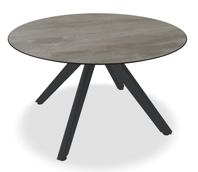 Papatya Tower Sehpa - Compact Tabla & Metal Ayak
