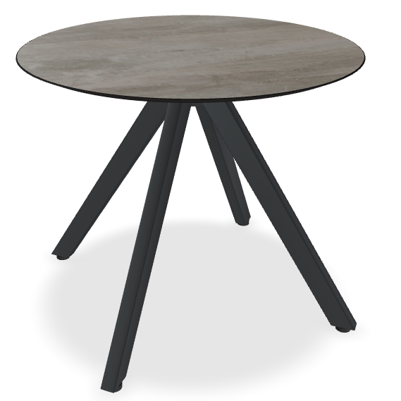 Papatya Tower Sehpa - Compact Tabla & Metal Ayak