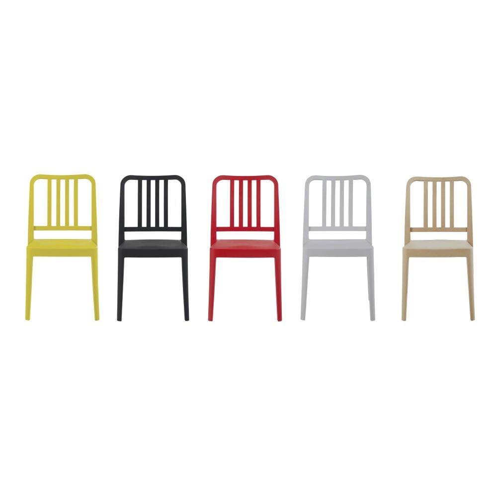 Papatya Varia-S Rattan Plastik Sandalye Bahçe, Mutfak, Balkon Sandalyesi