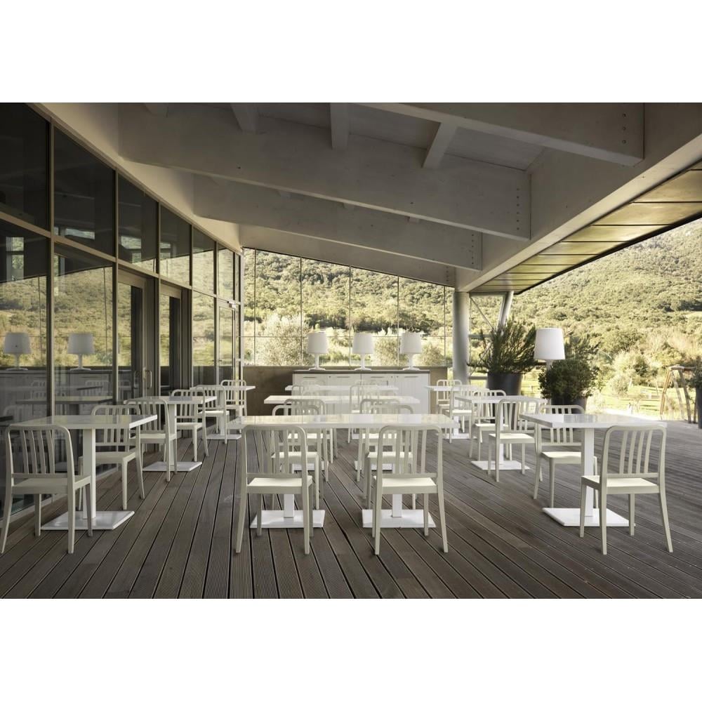 Papatya Varia-S Rattan Plastik Sandalye Bahçe, Mutfak, Balkon Sandalyesi