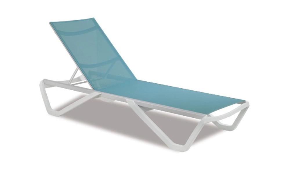 Papatya Wave Plastik Şezlong