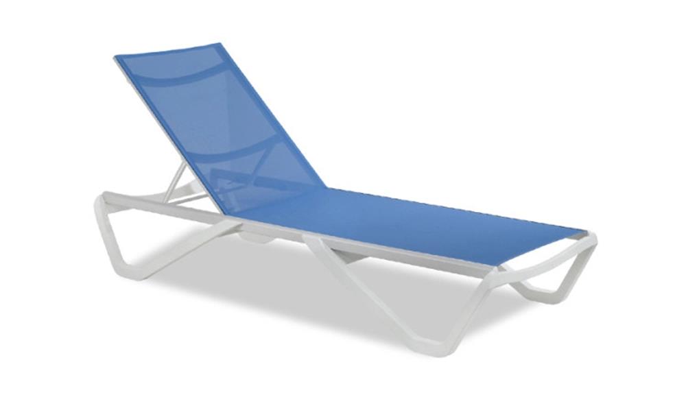 Papatya Wave Plastik Şezlong