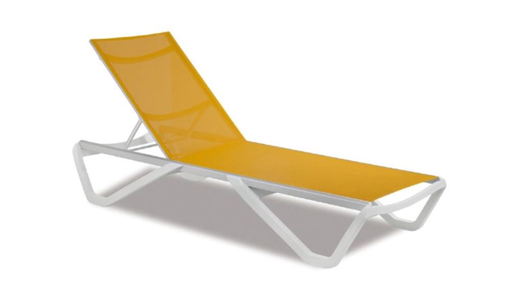 Papatya Wave Plastik Şezlong