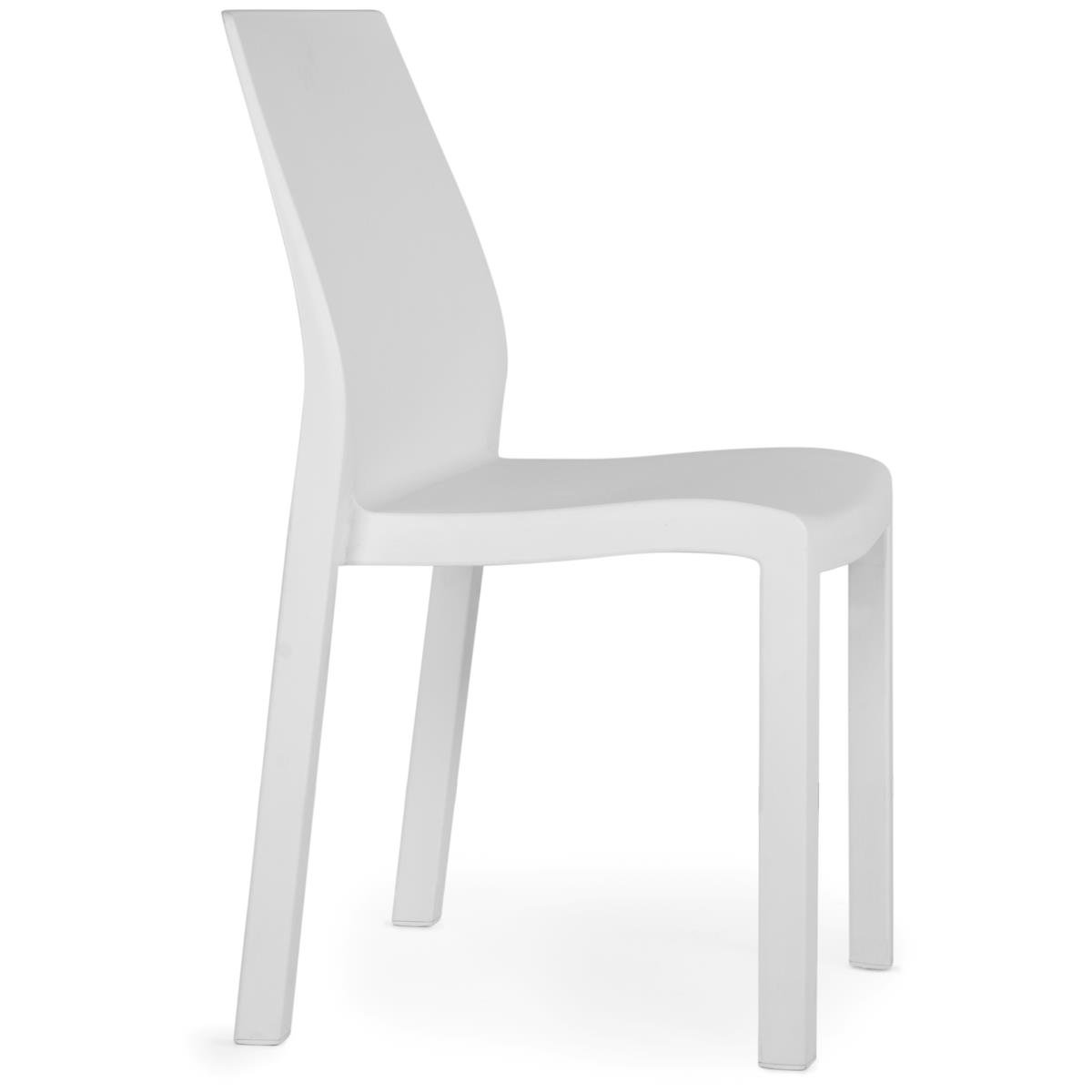 Papatya Yummy Sandalye Beyaz - Plastik Bahçe Balkon Sandalyesi