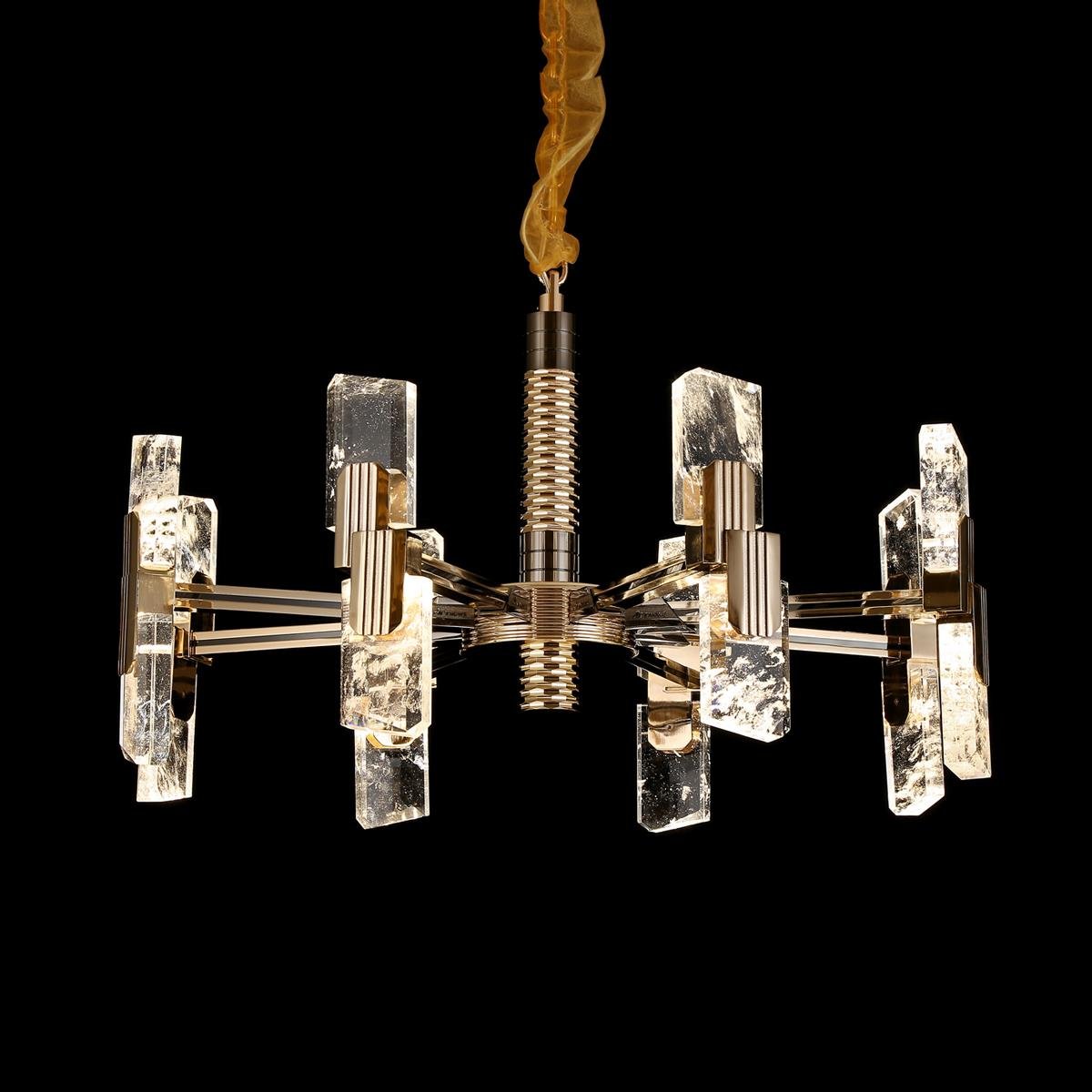 Avize Çarşısı Iceberg Gold Led Avize BS.8166-6+6