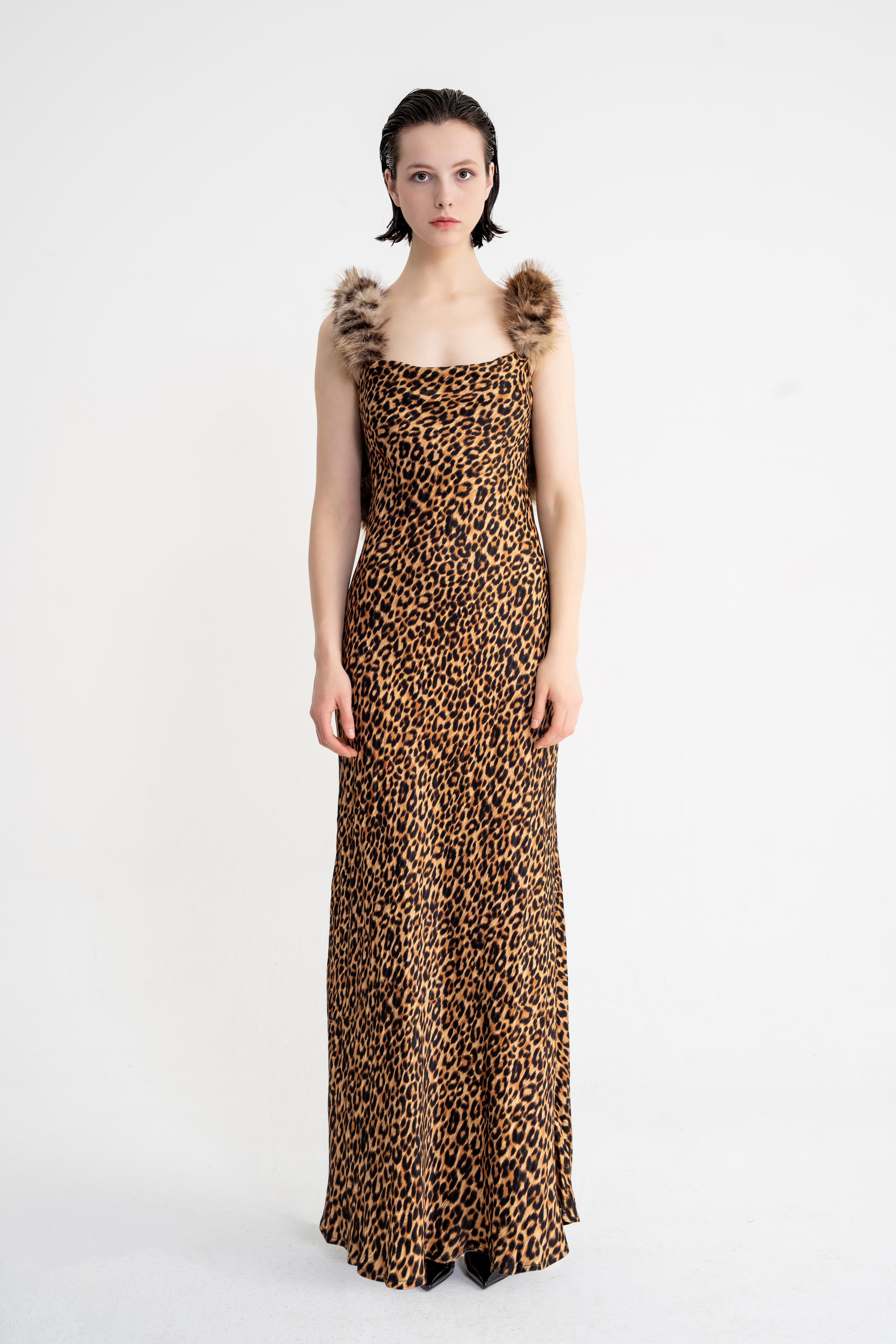 leopard print dress