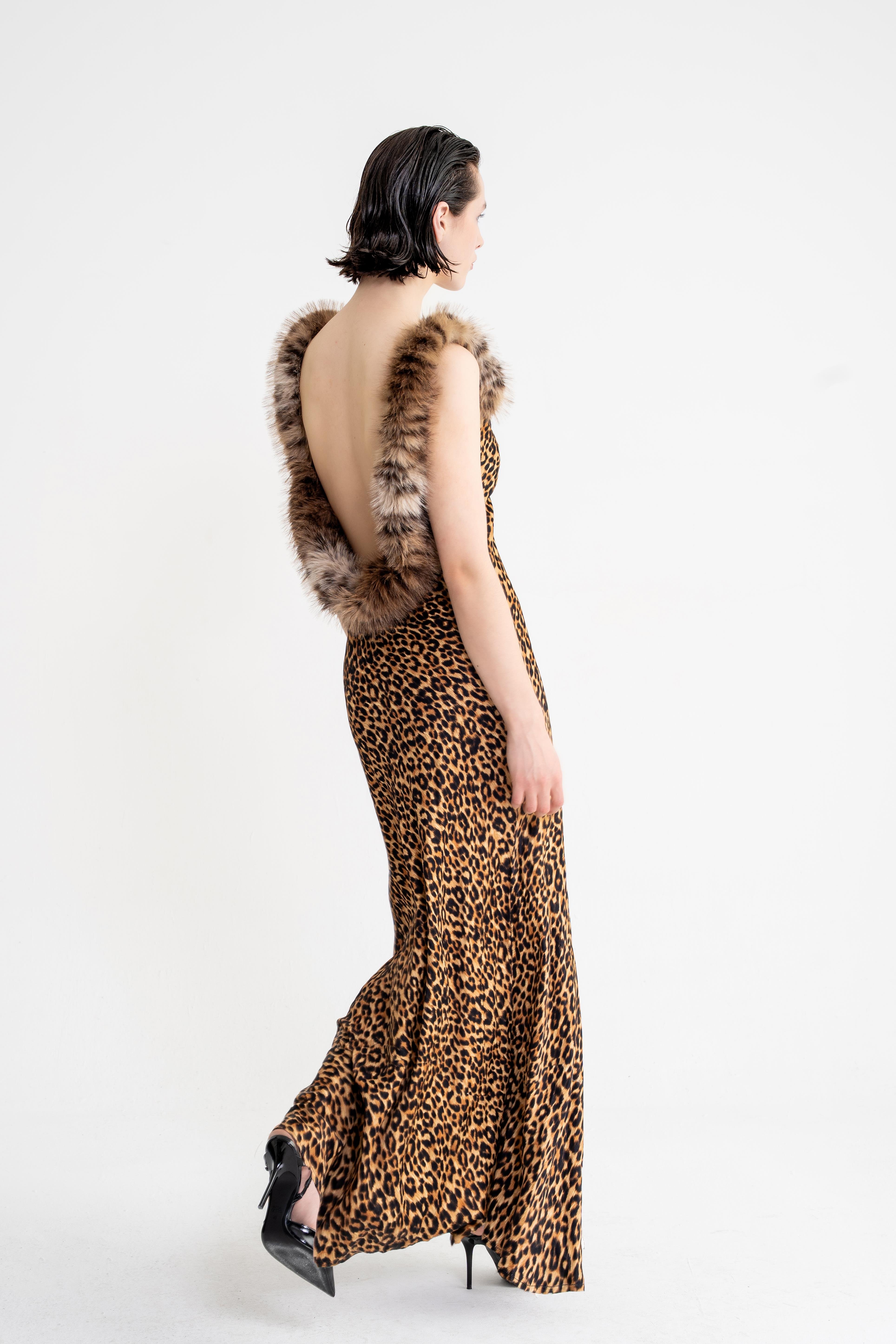 leopard print dress