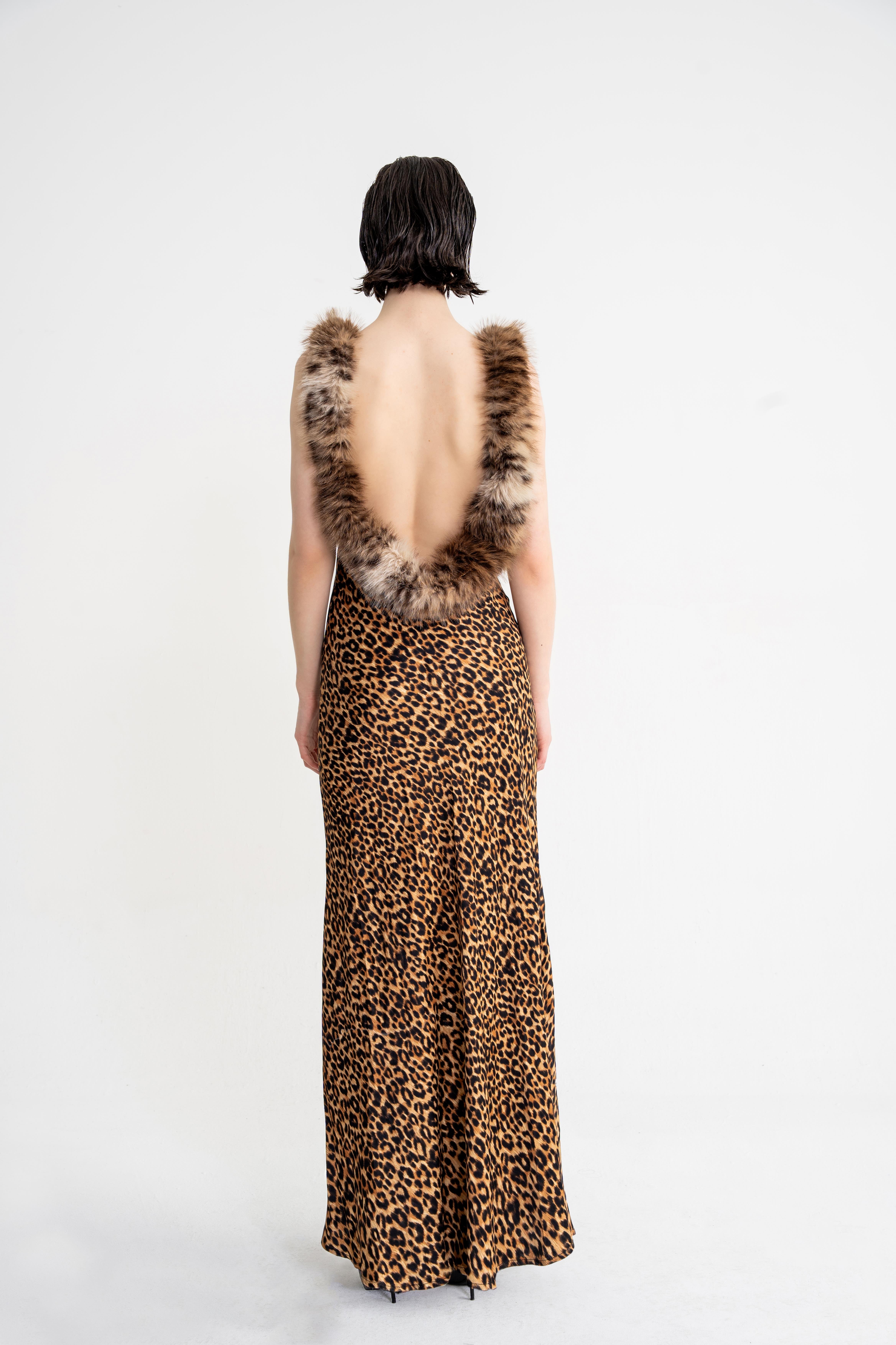 leopard print dress