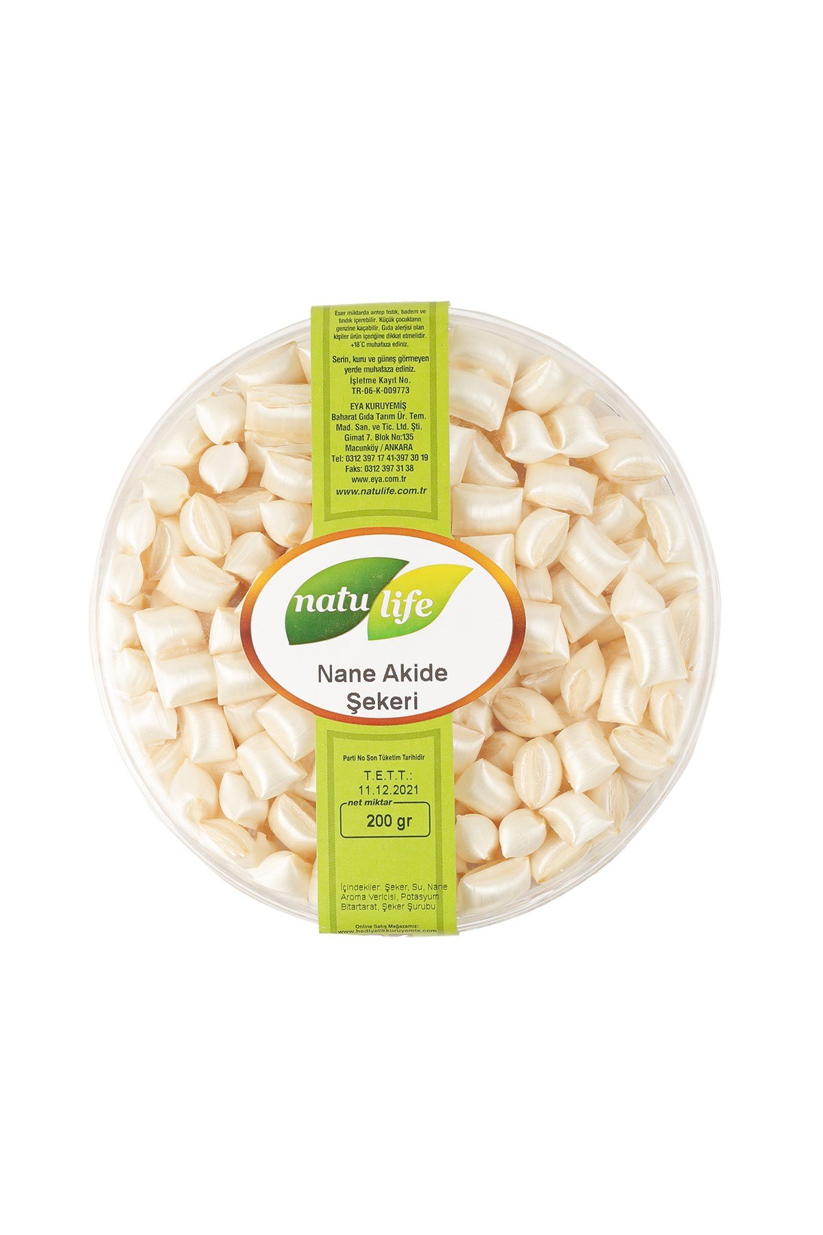 Nane Akide Şekeri 200 Gr  | Natulfie Taze Kuruyemiş- Natulife